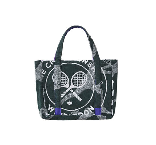 The Wimbledon Heirloom Collection Tote Bag Green/Purple