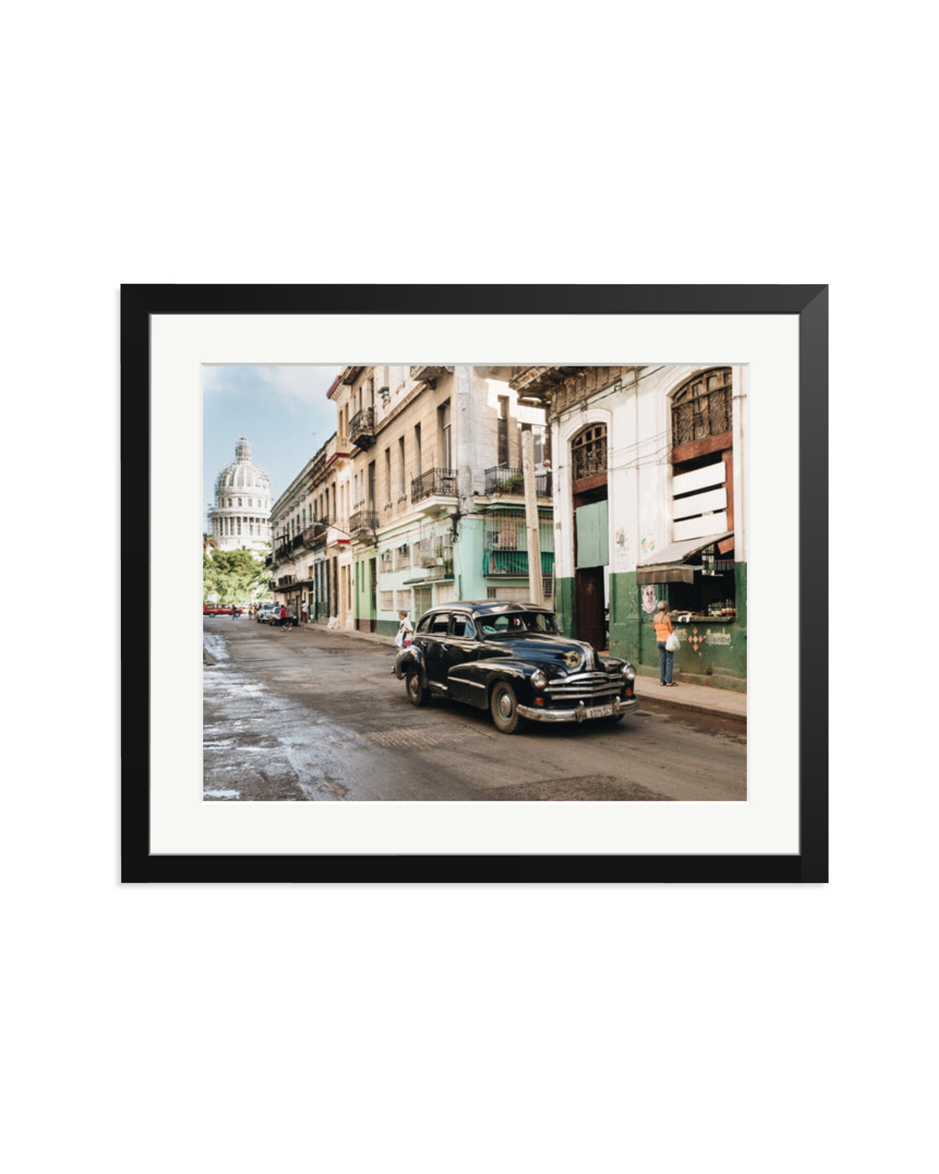 Black Car in Cuba Black / Large