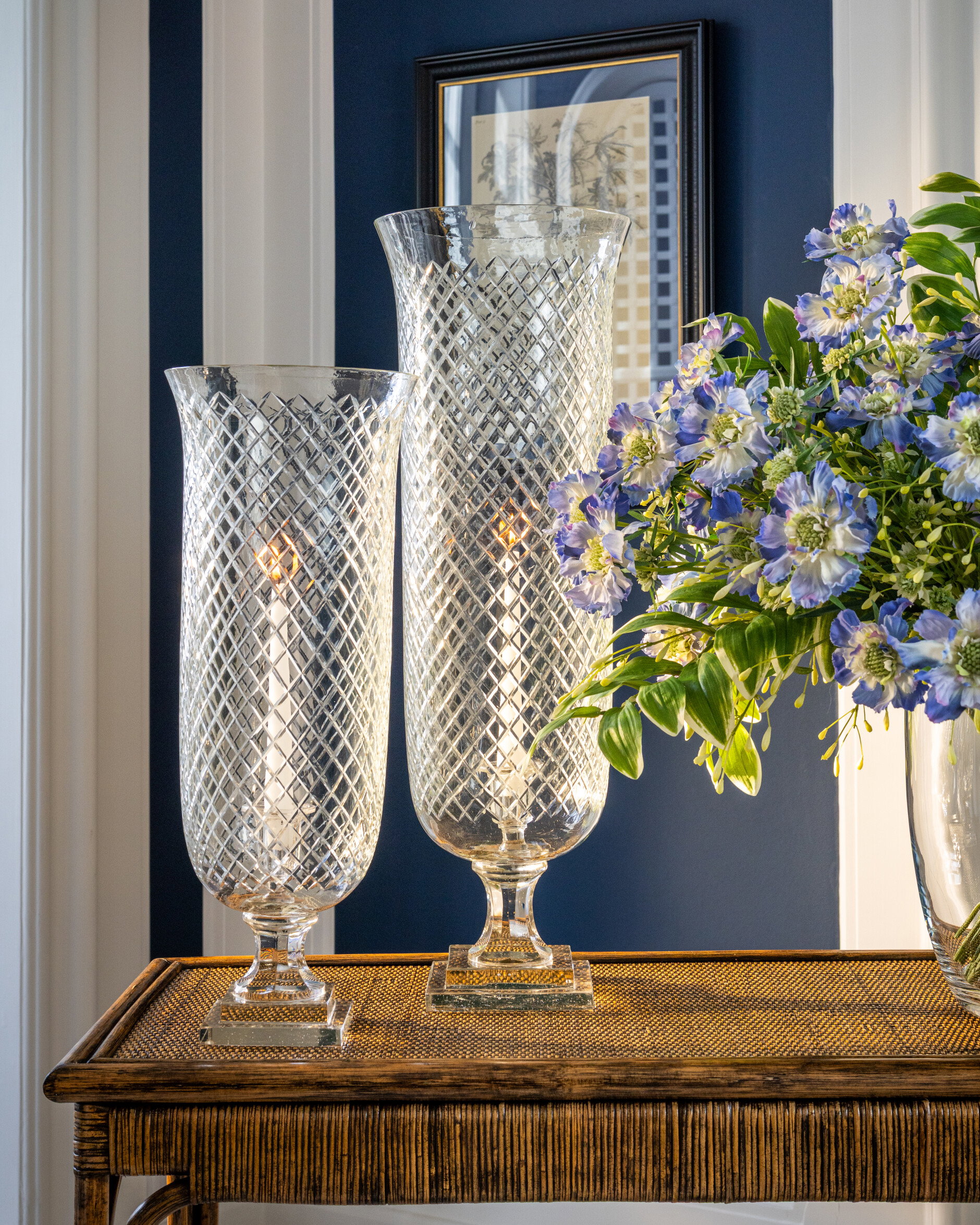 Roslyn candle lantern clear