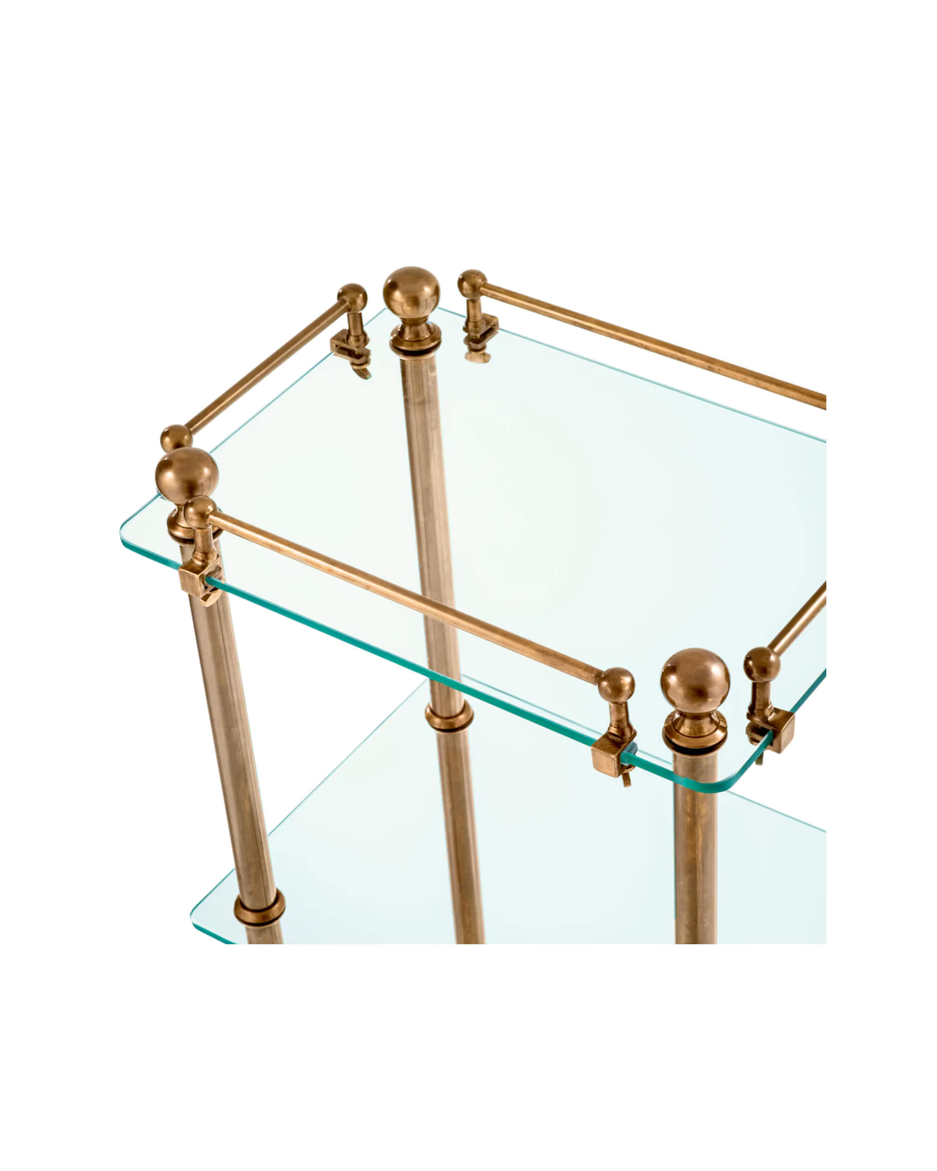 Devon Bathroom Rack Antique Brass