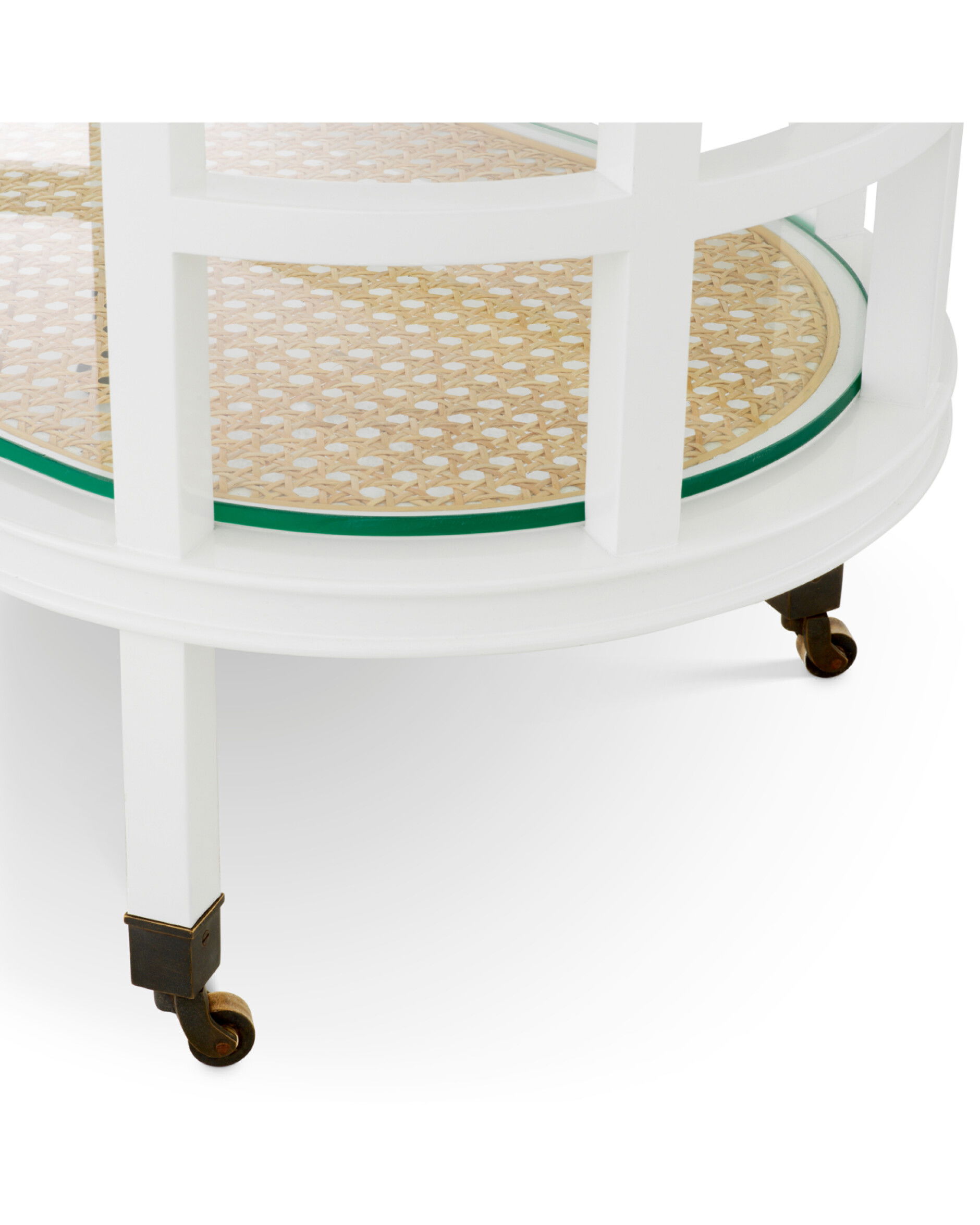 Bahamas drinkvagn piano white