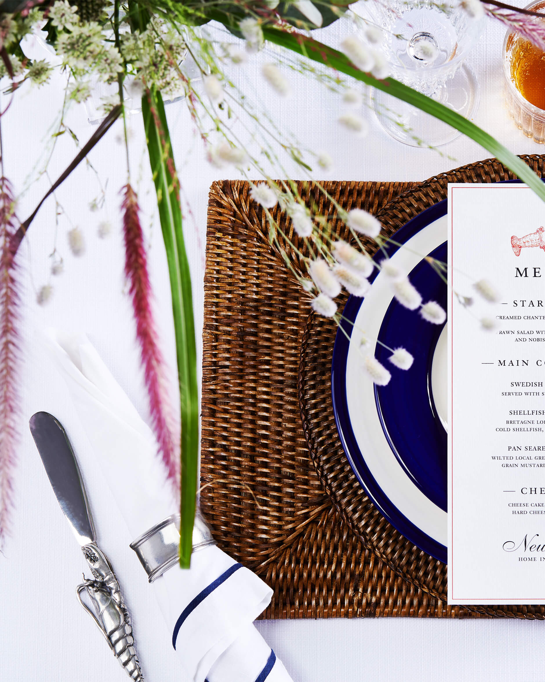 Räka smörkniv tenn