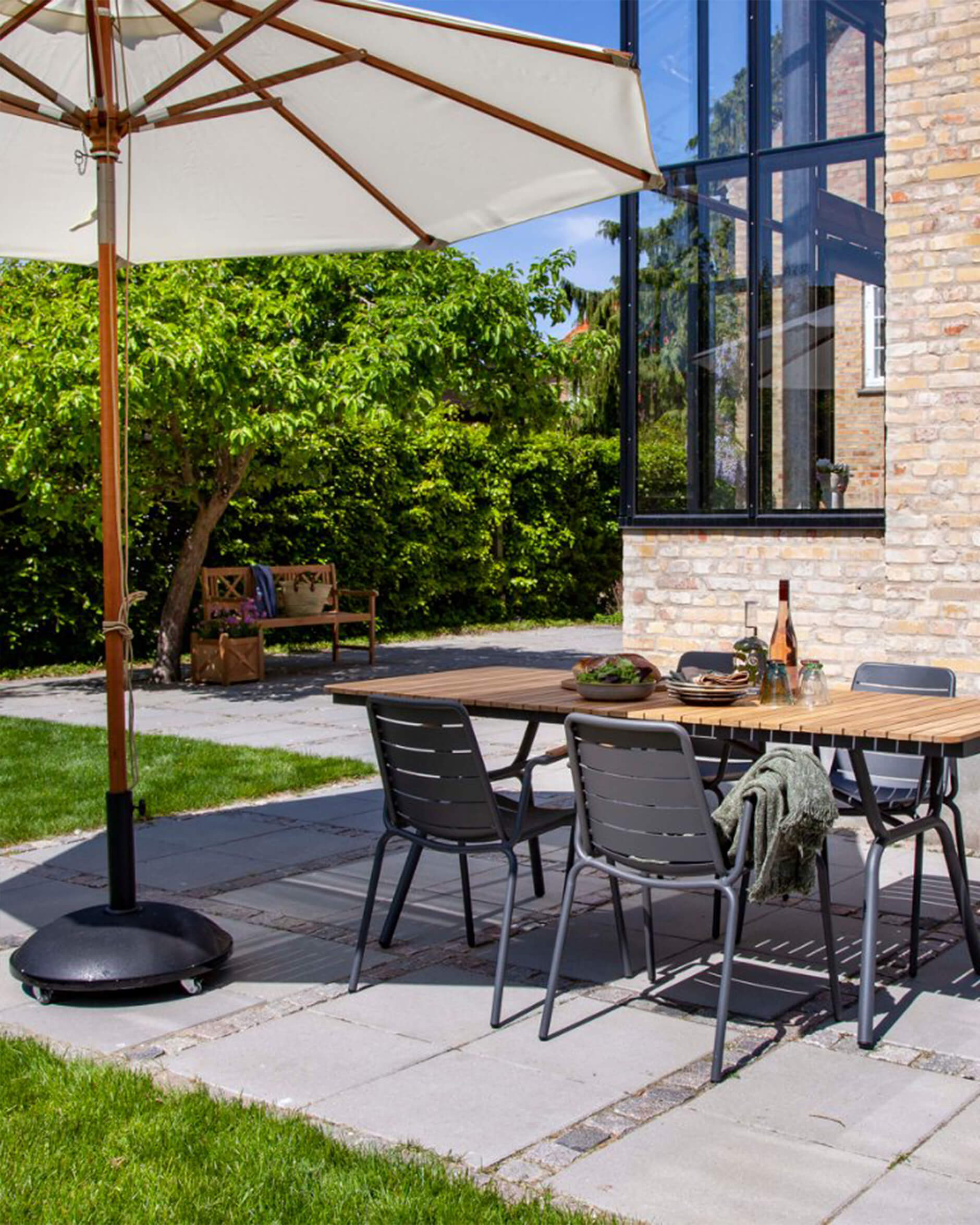 Pomino parasoll off-white