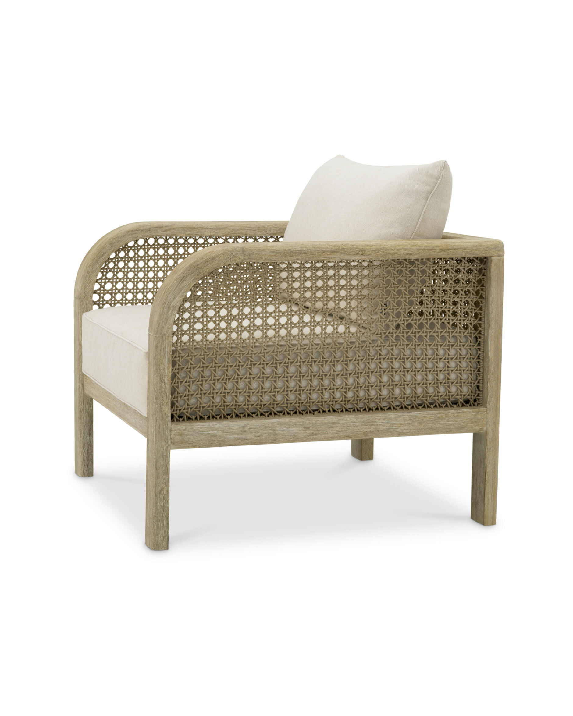 Julian fåtölj viola sand