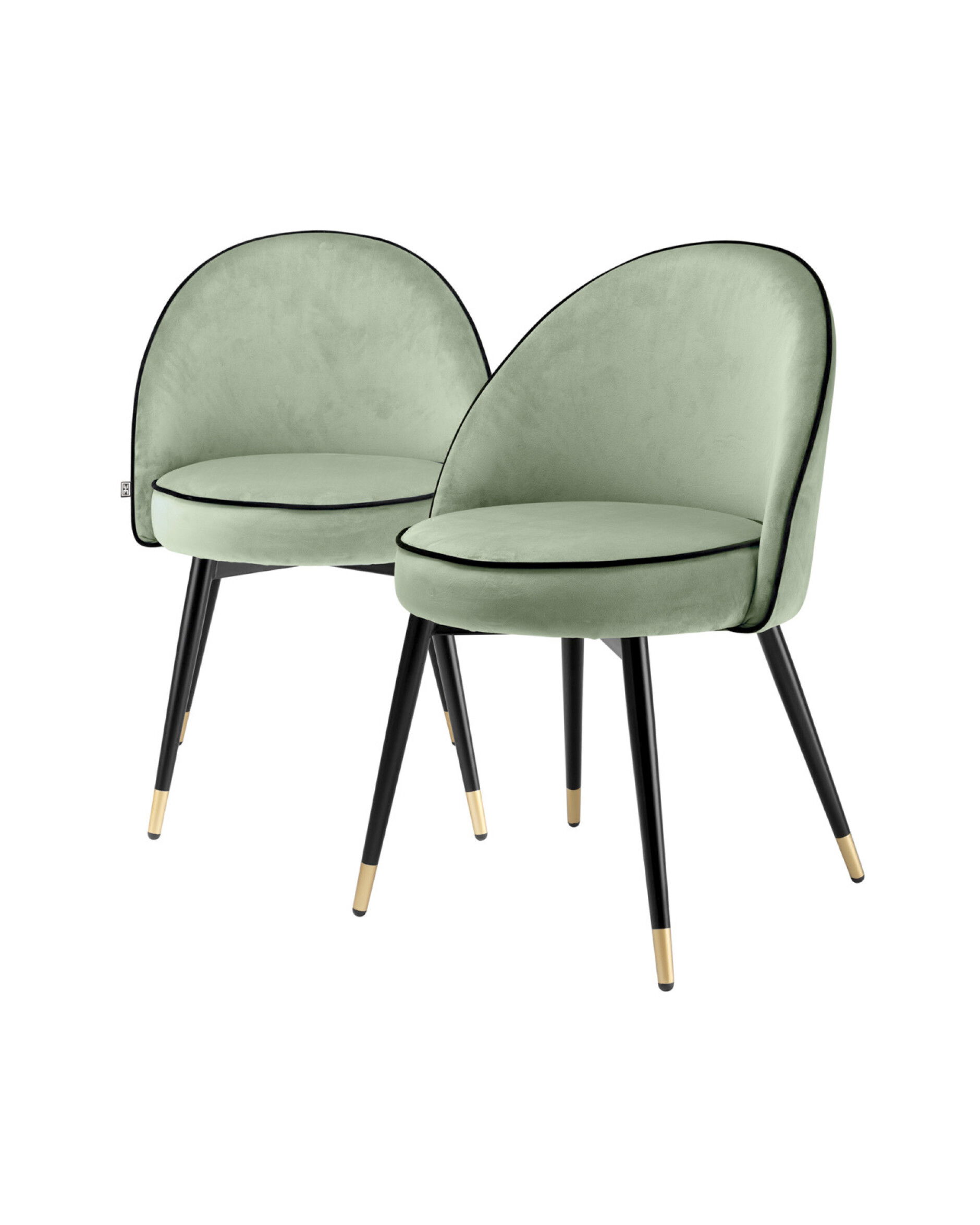 Cooper matstol savona pistache green 2-set