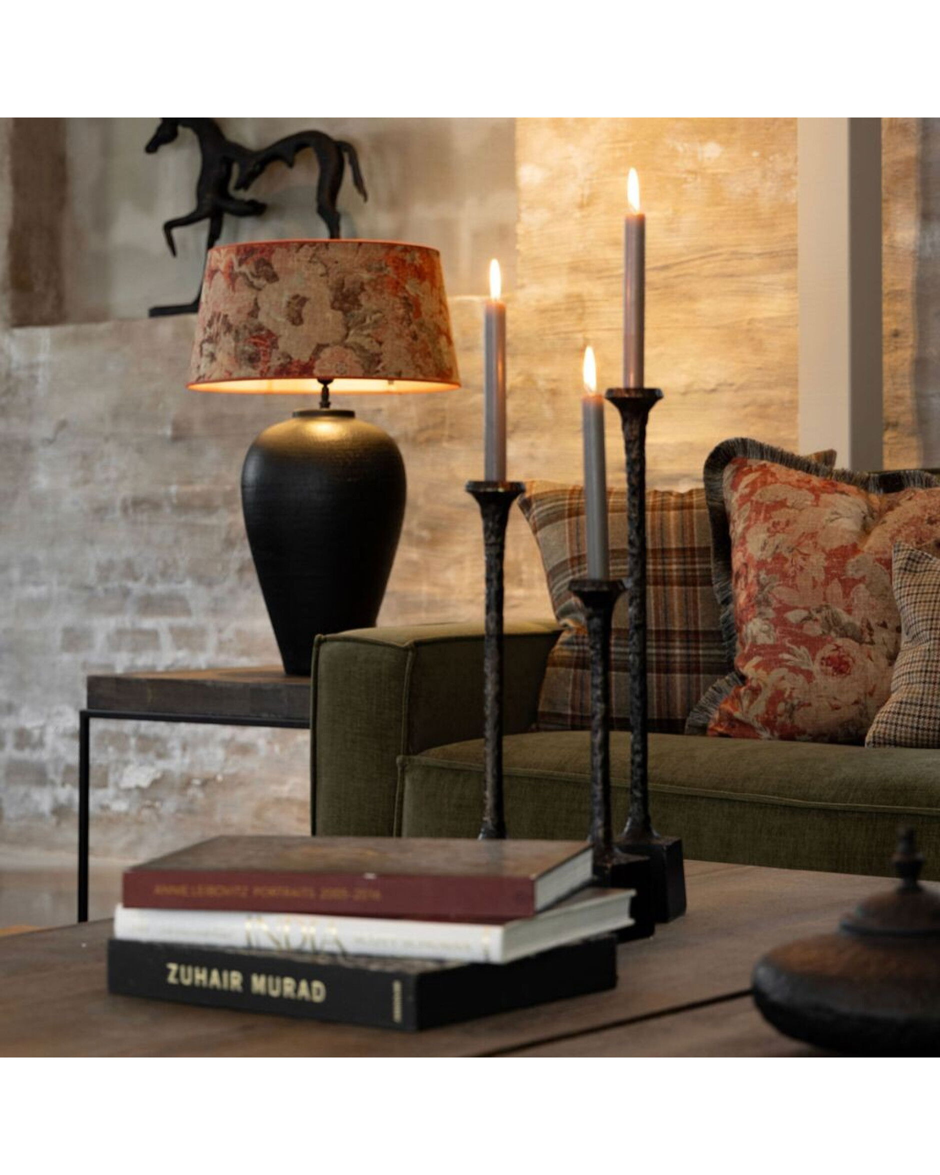 Classic Lampshade Rosewood Flower Rouge