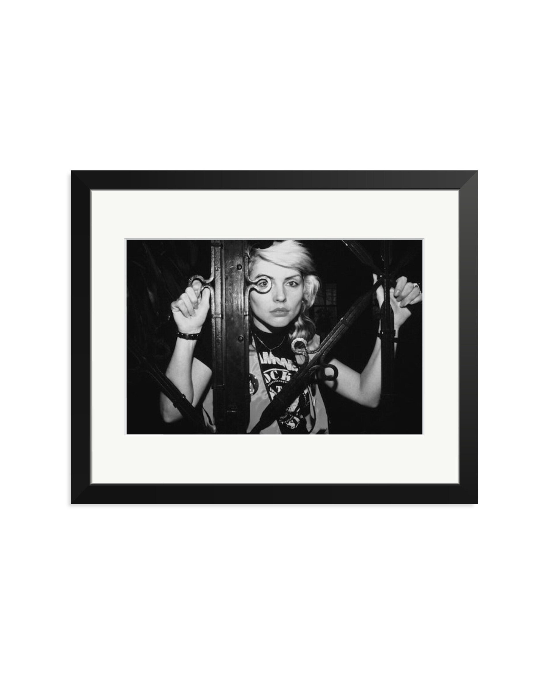 Debbie Harry of Blondie Black & White Black / Medium