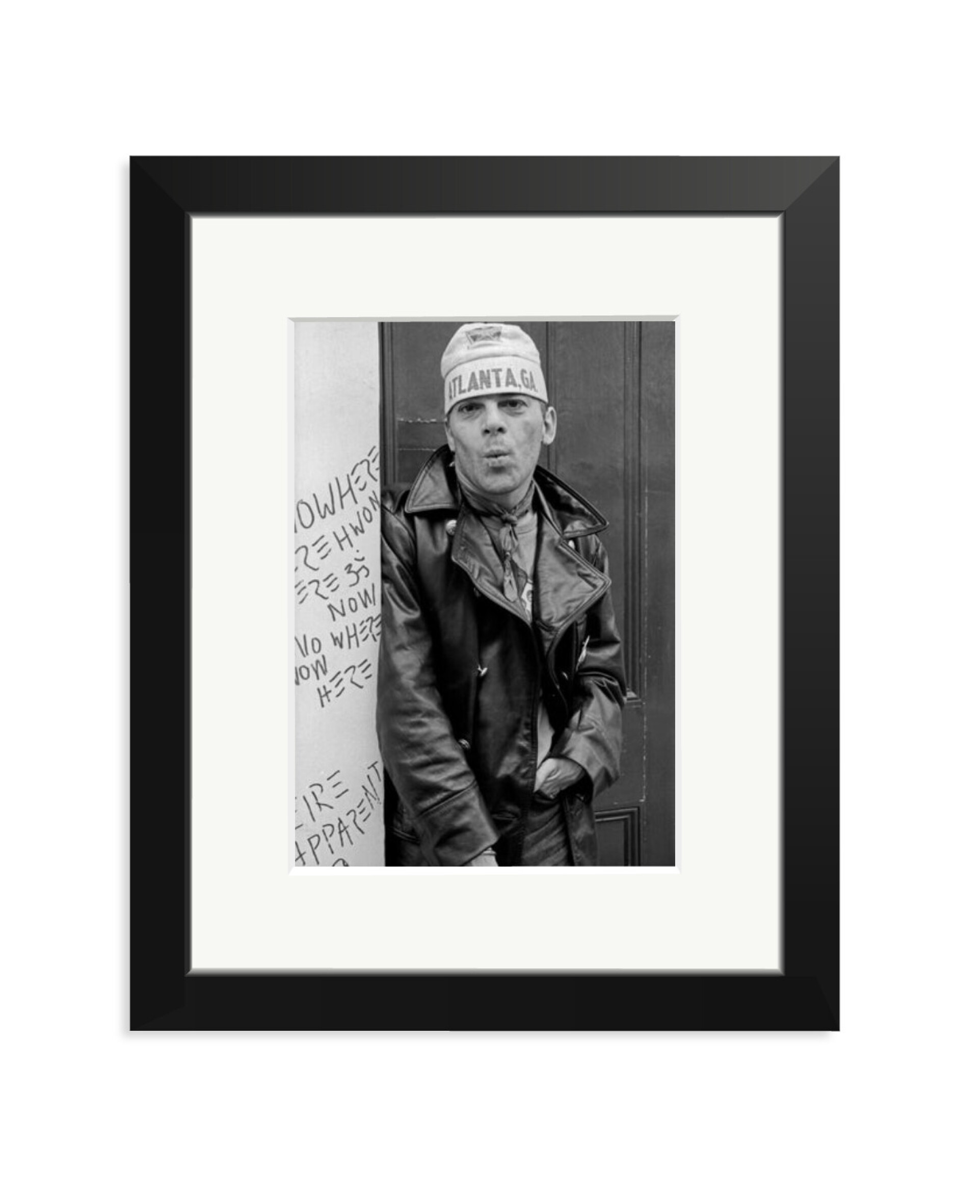 Ian Dury Outside Stiff Records 1978 London Black / Small