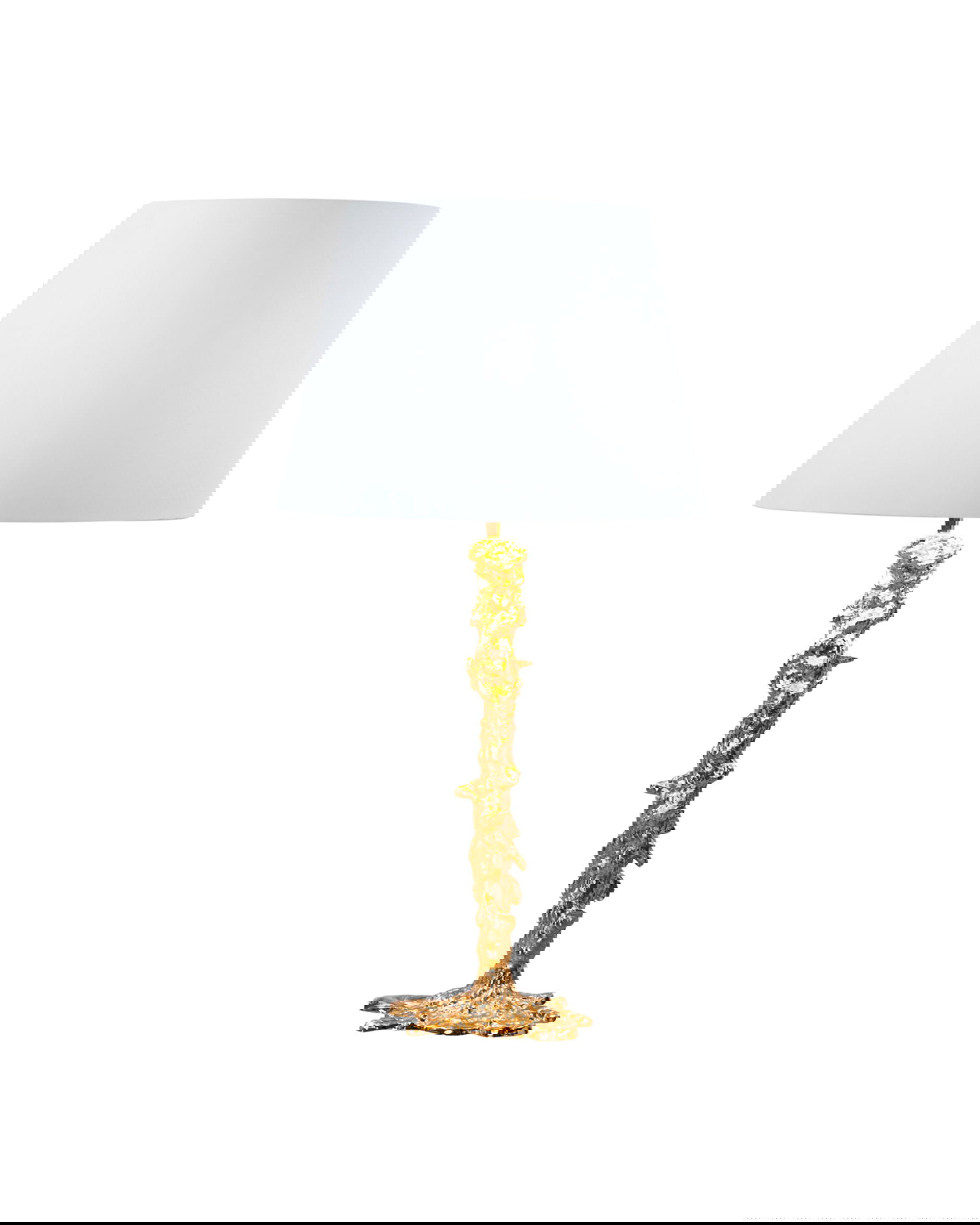 Drip bordslampa guld