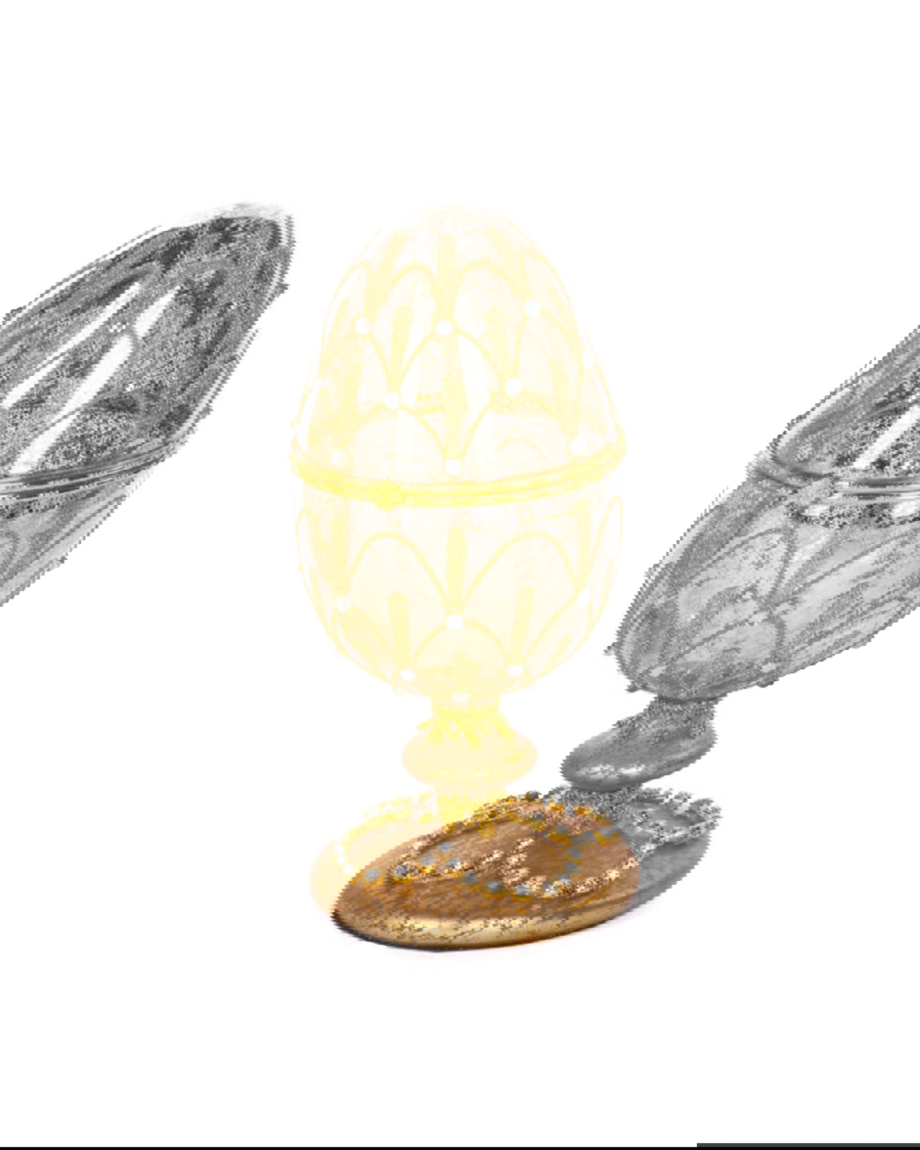 Valentina Fabergé-ei kerstdecoratie goud