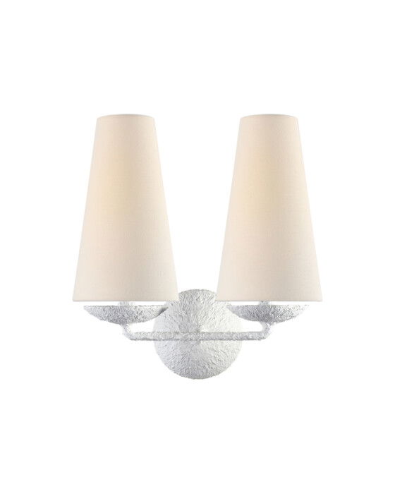 Fontaine vägglampa dubbel Plaster