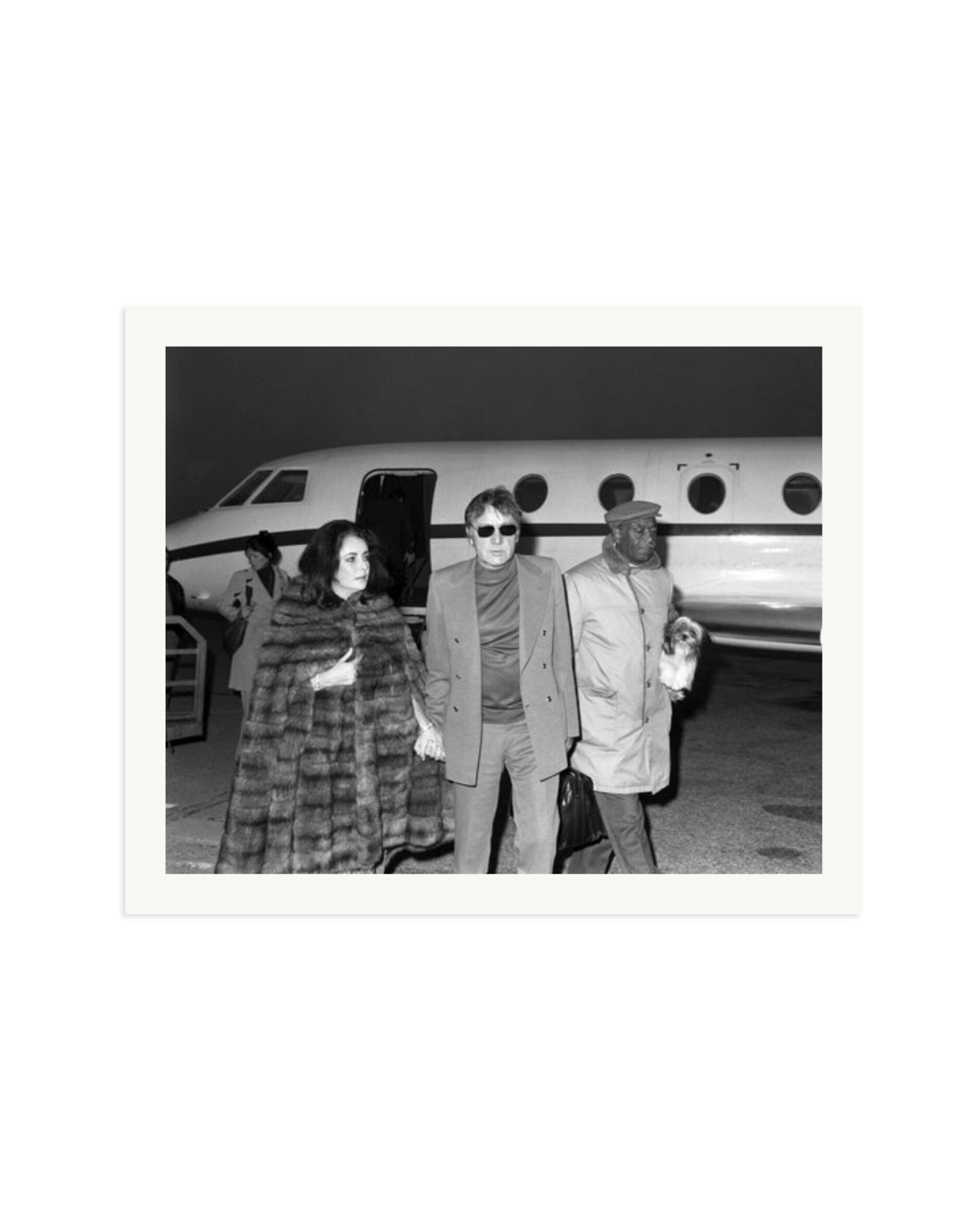 Burton And Taylor At Airport Print Only / XXL