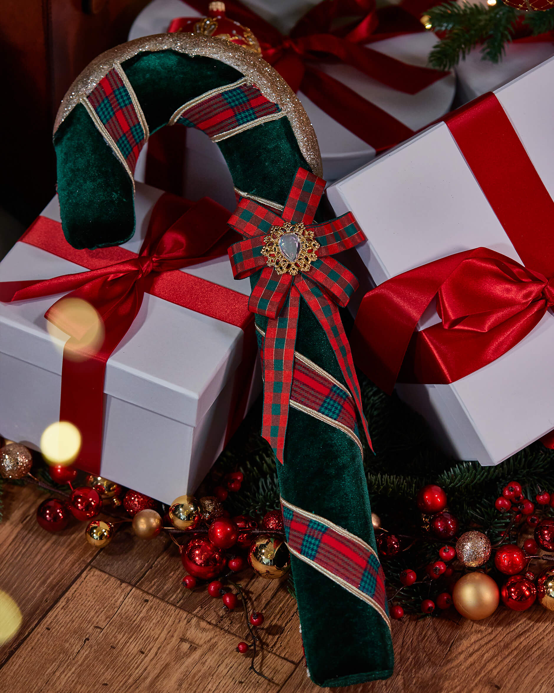 Bowie-joulukoriste, karkkikeppi