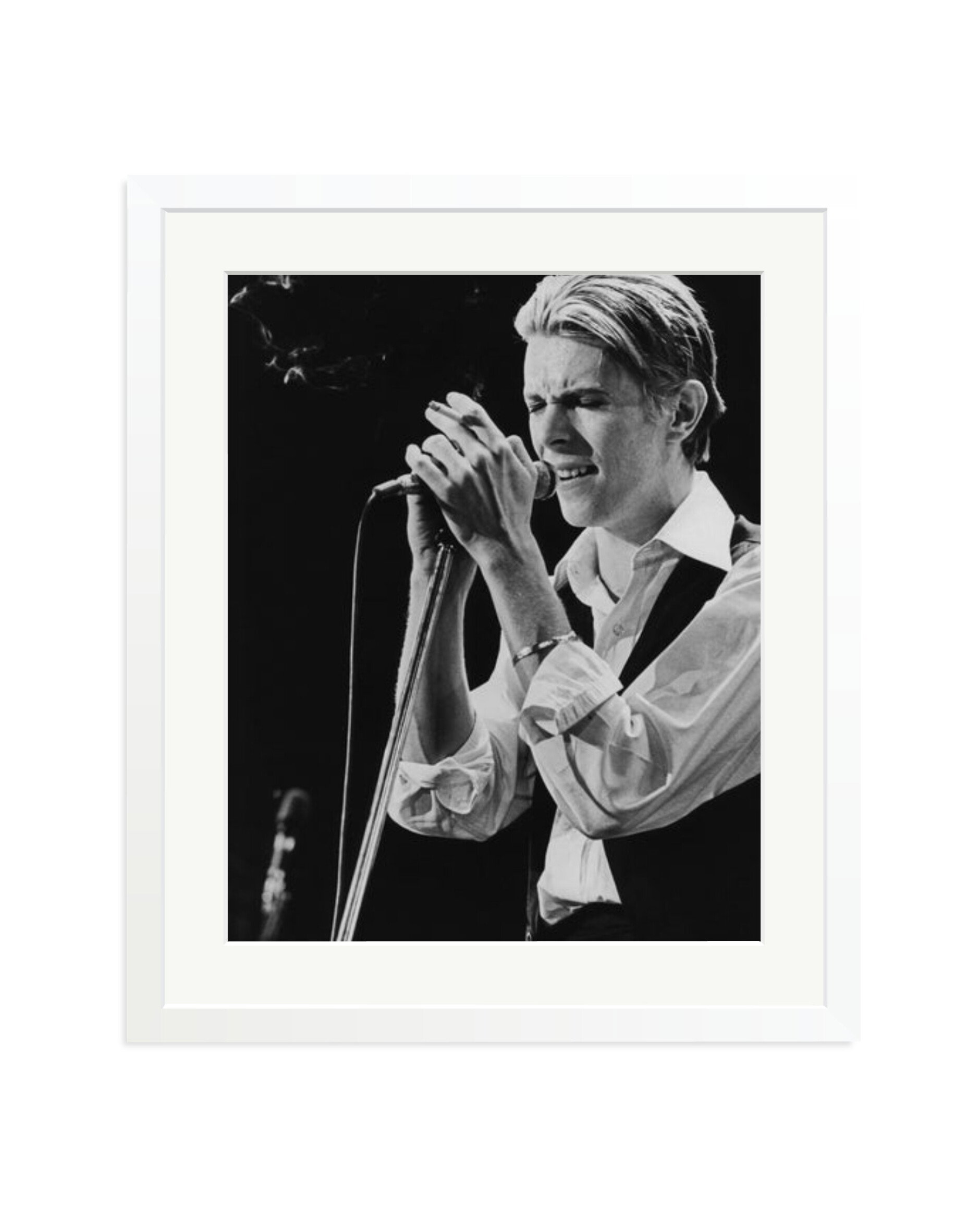 David Bowie 1976 White / Large