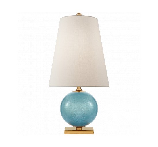 null - Corbin Mini Accent Lamp Sandy Turquoise