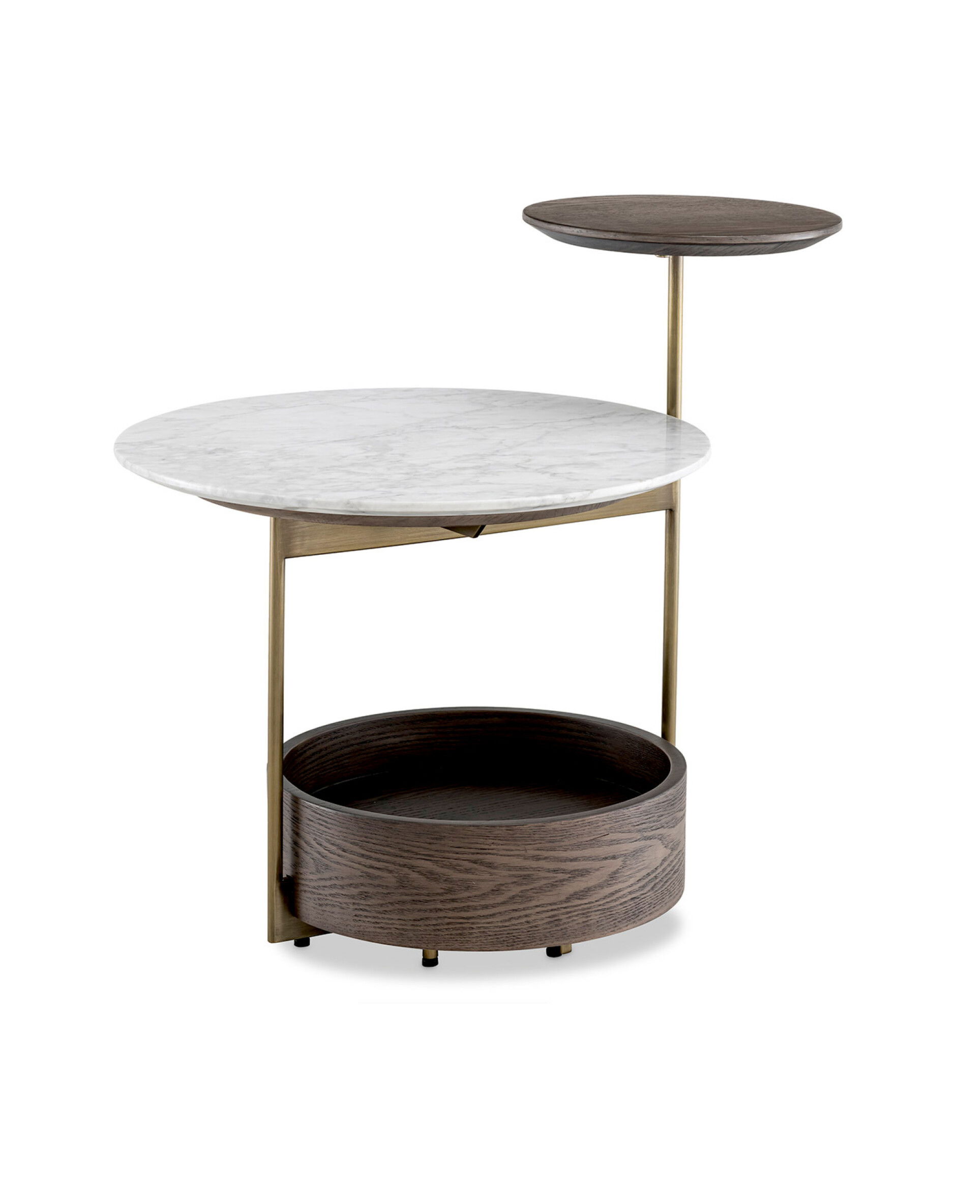 Faye Side Table White Marble