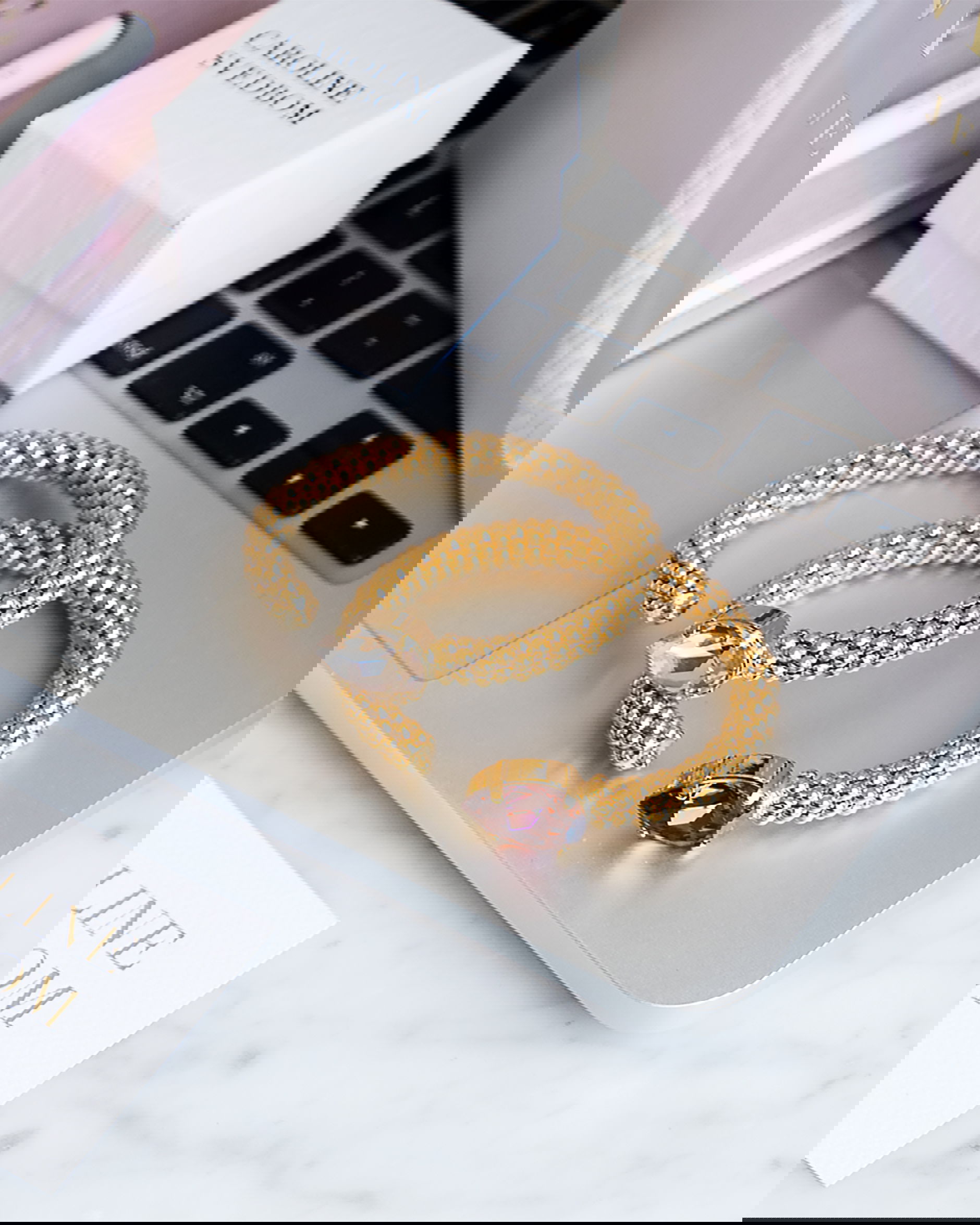 Classic Rope armband crystal