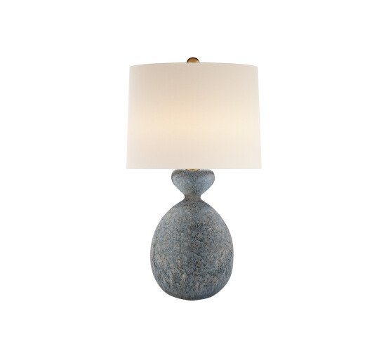 Blue Lagoon - Gannet Table Lamp Marbled Sienna