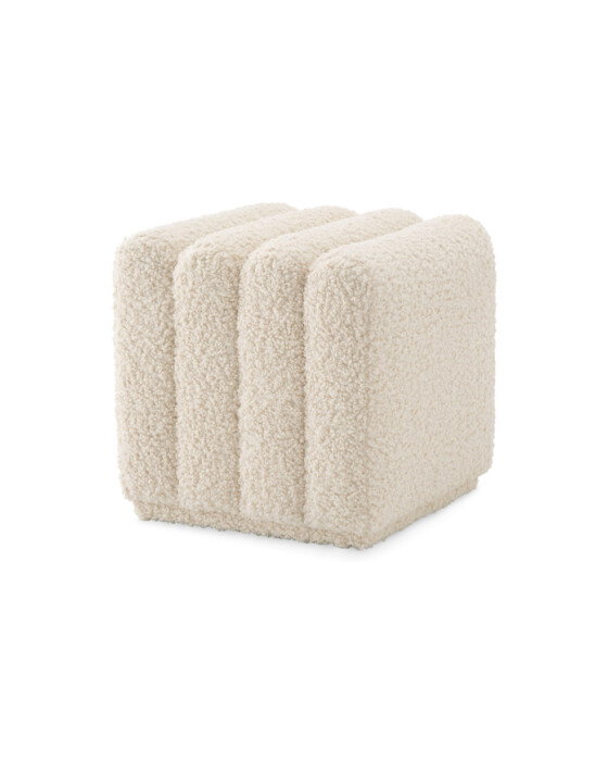 Bente fotpall faux shearling