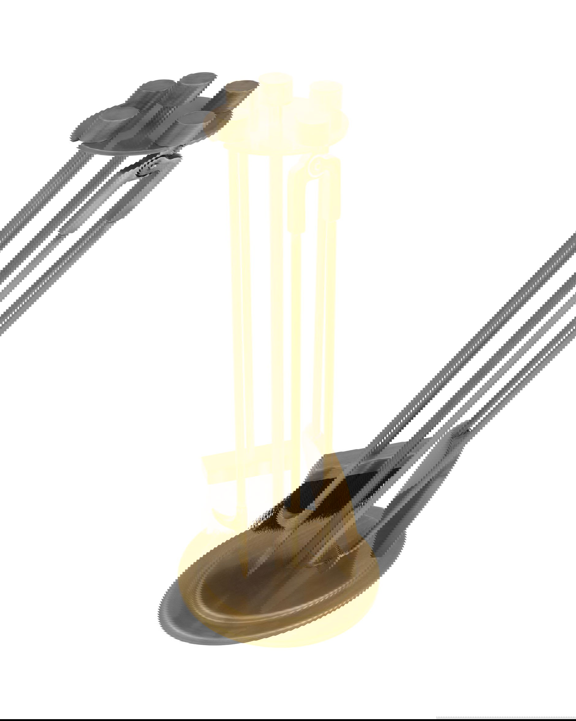 Lara eldställ vintage mässing