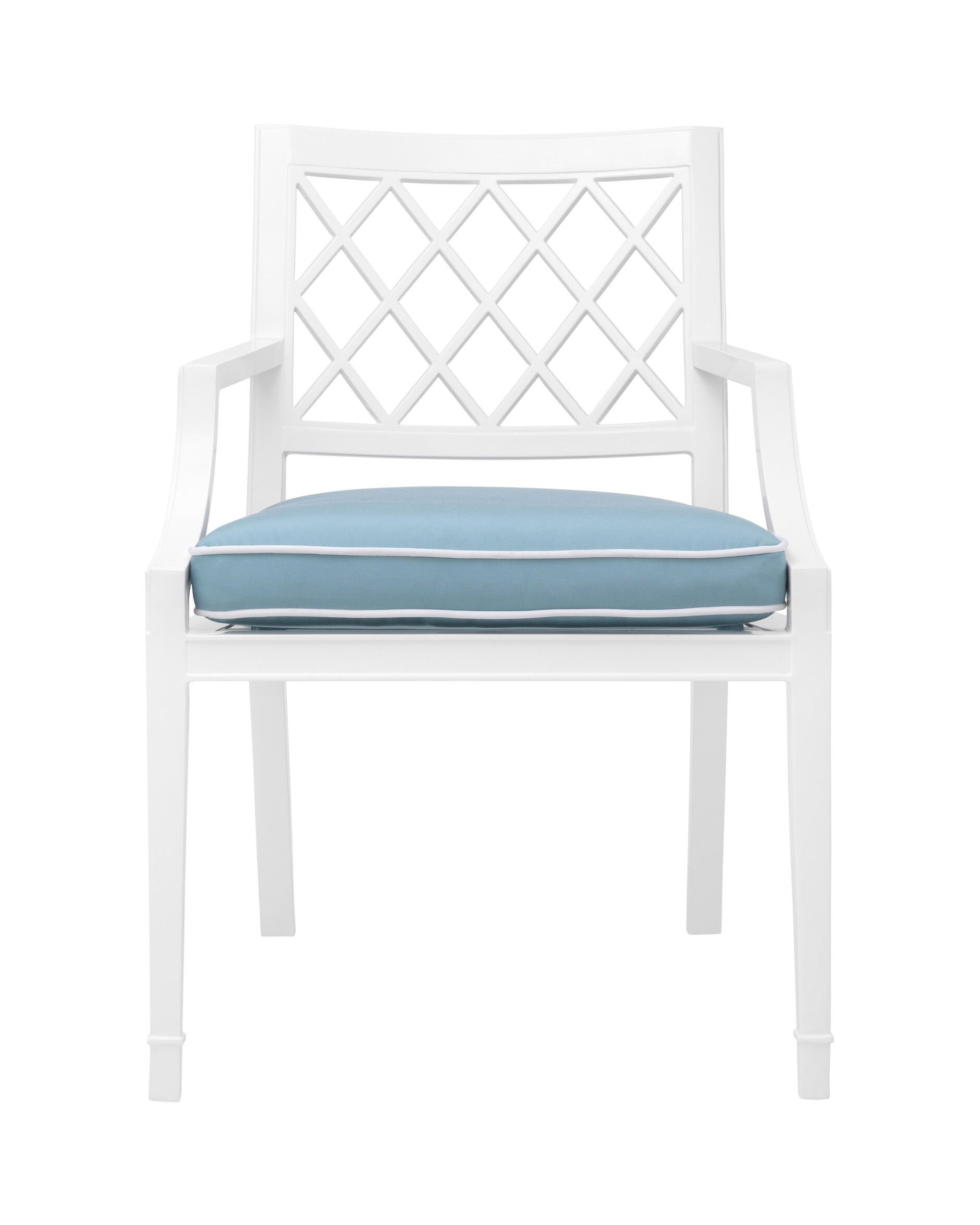 Paladium karmstol, hvit