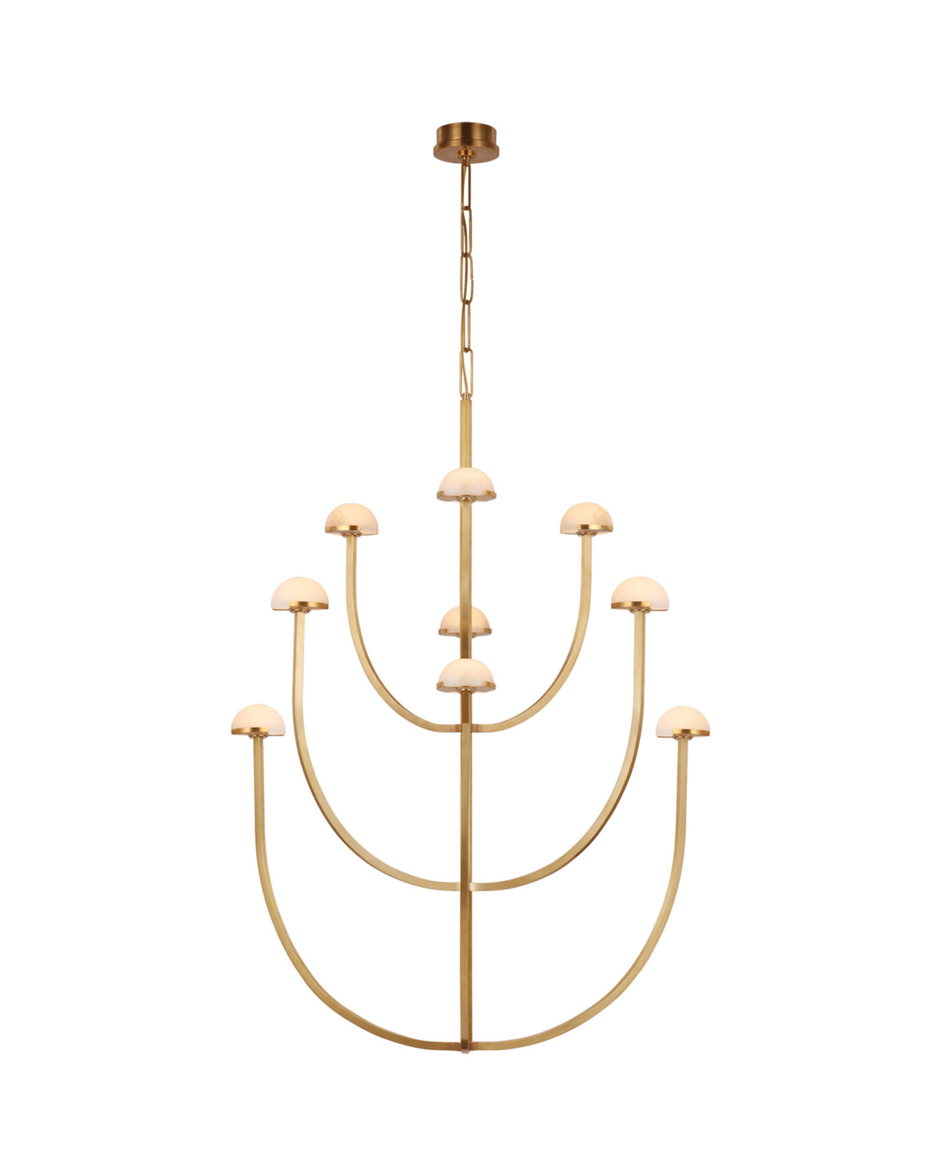 Pedra takkrona antik mässing XL