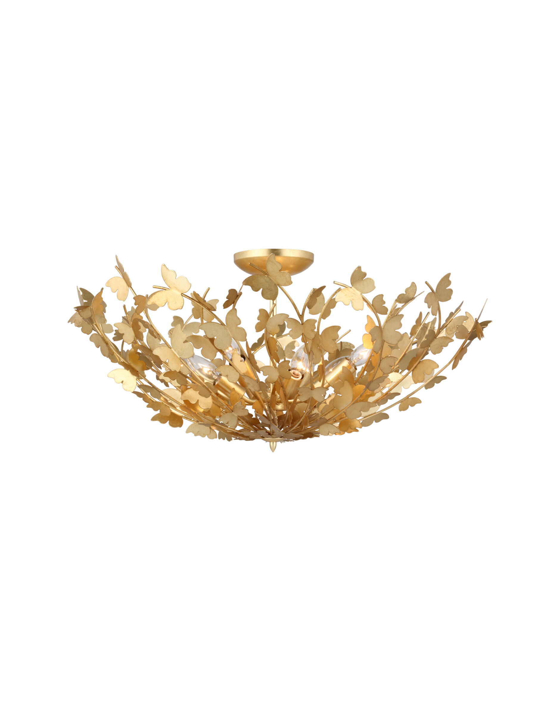 Farfalle plafond guld