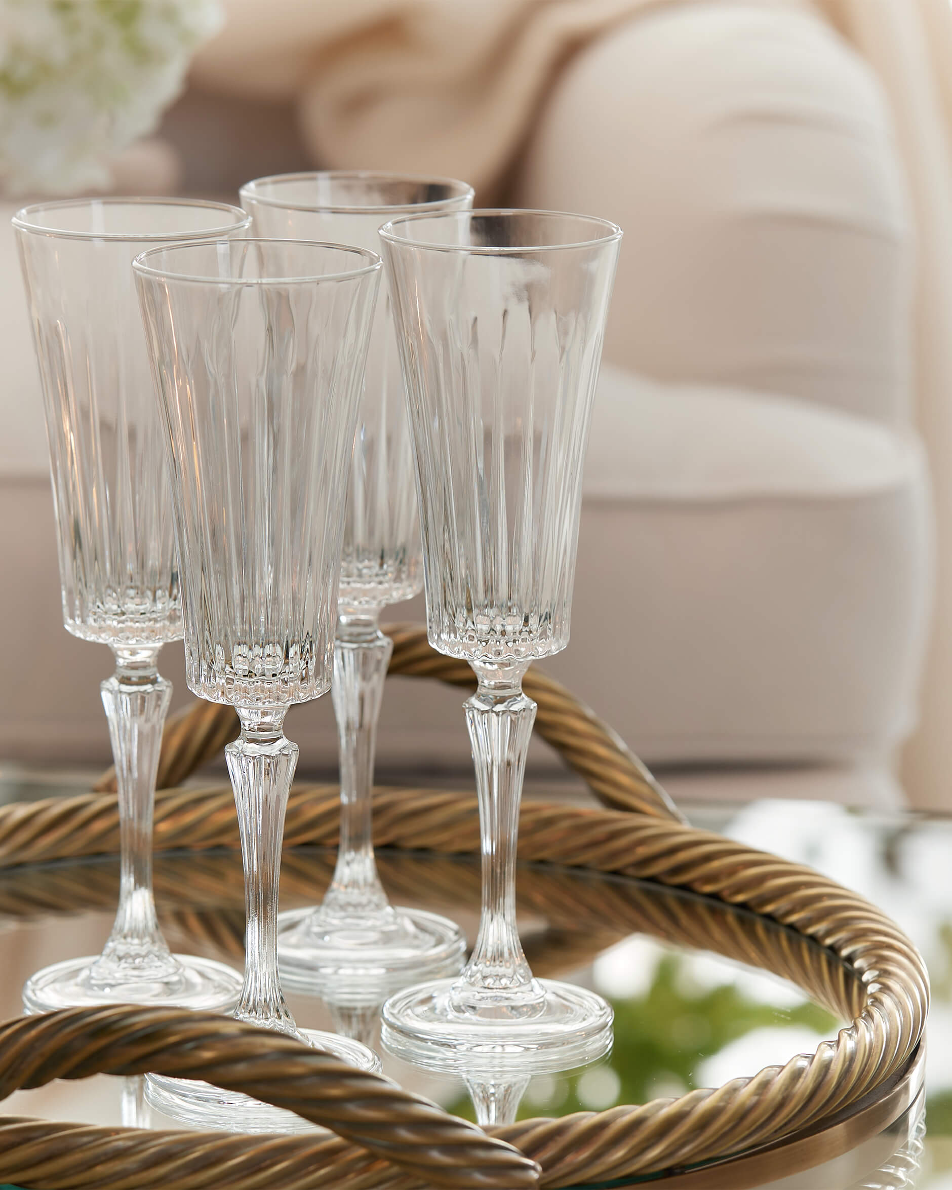 Salvi bricka mässing rund