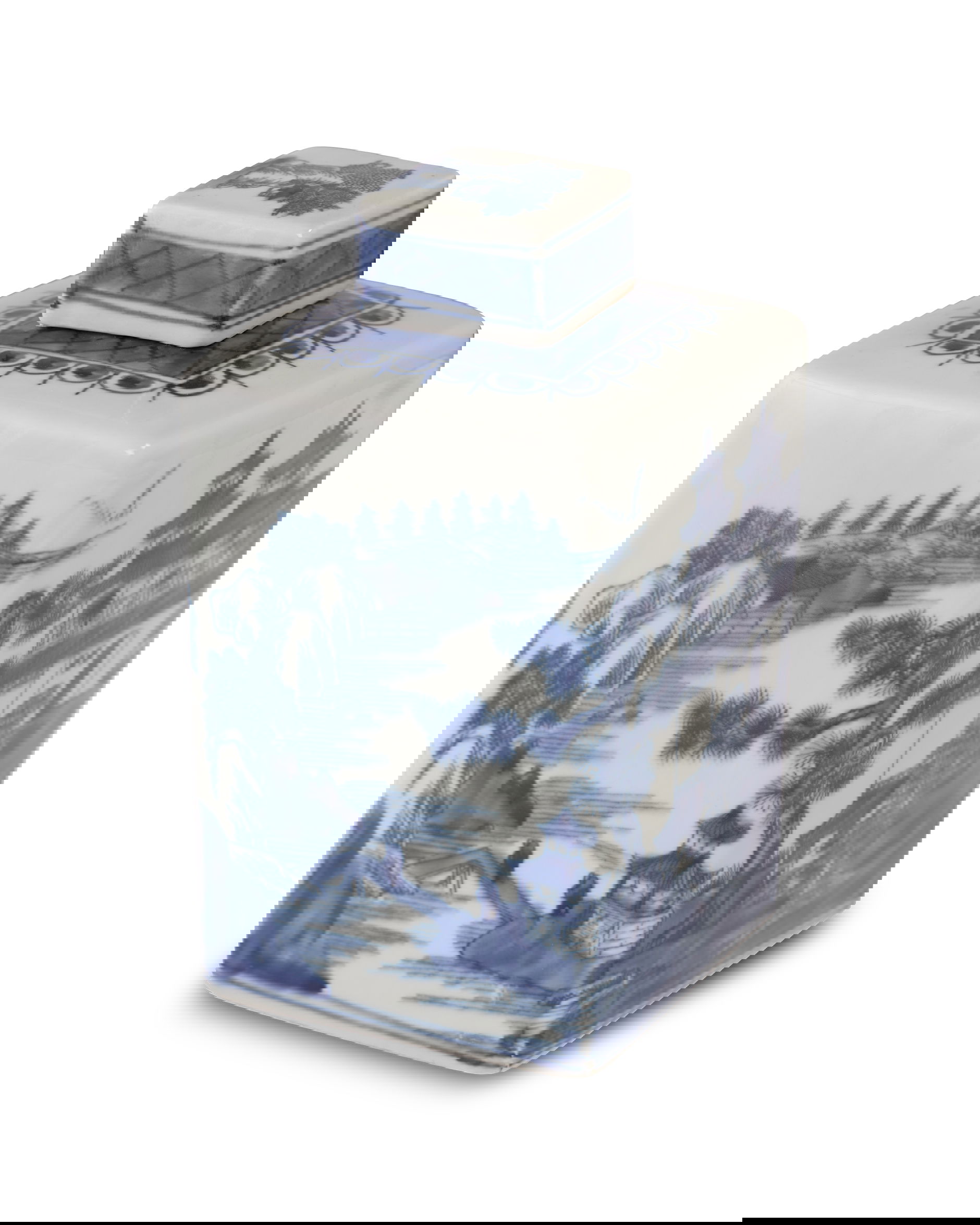 Square teurna blå/vit