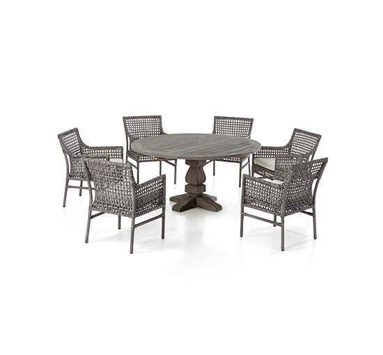 Santa Monica Dining Armchair With French Dining Table