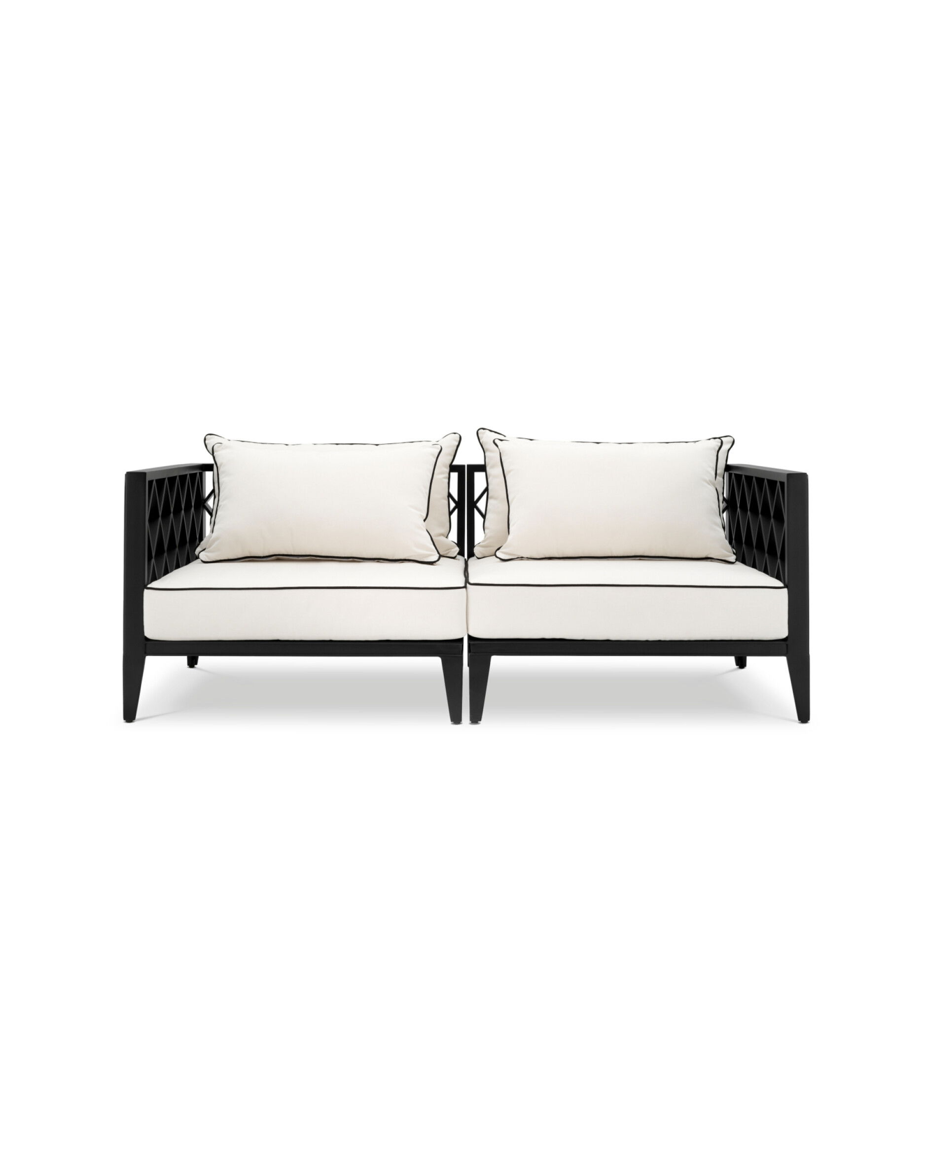 Ocean Club soffa 2-sits svart