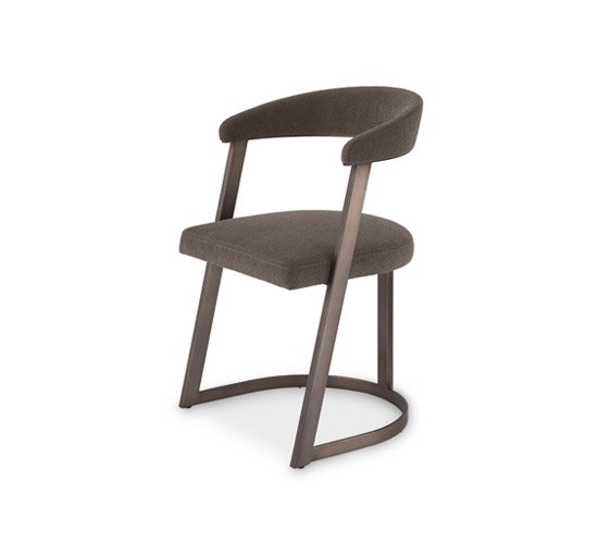 Abrasia Grey - Dexter dining chair abrasion grey/brown