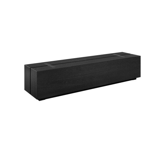 Zwart - Maddox TV-meubel donker grijs