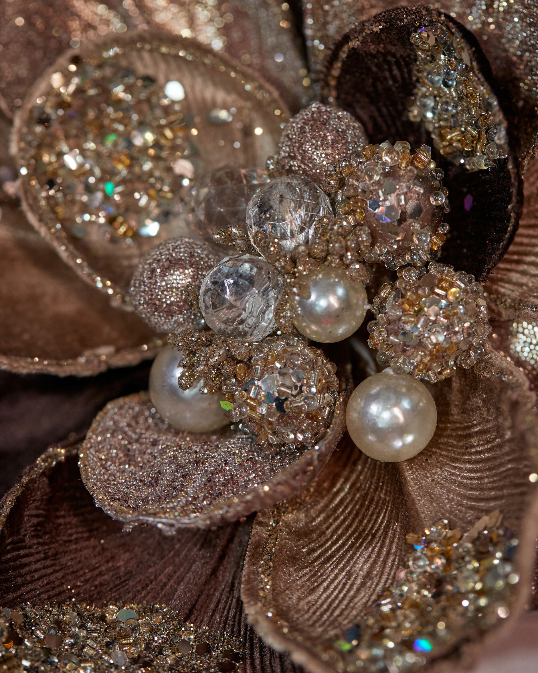 Magnolia Pearl decoratietak bruin