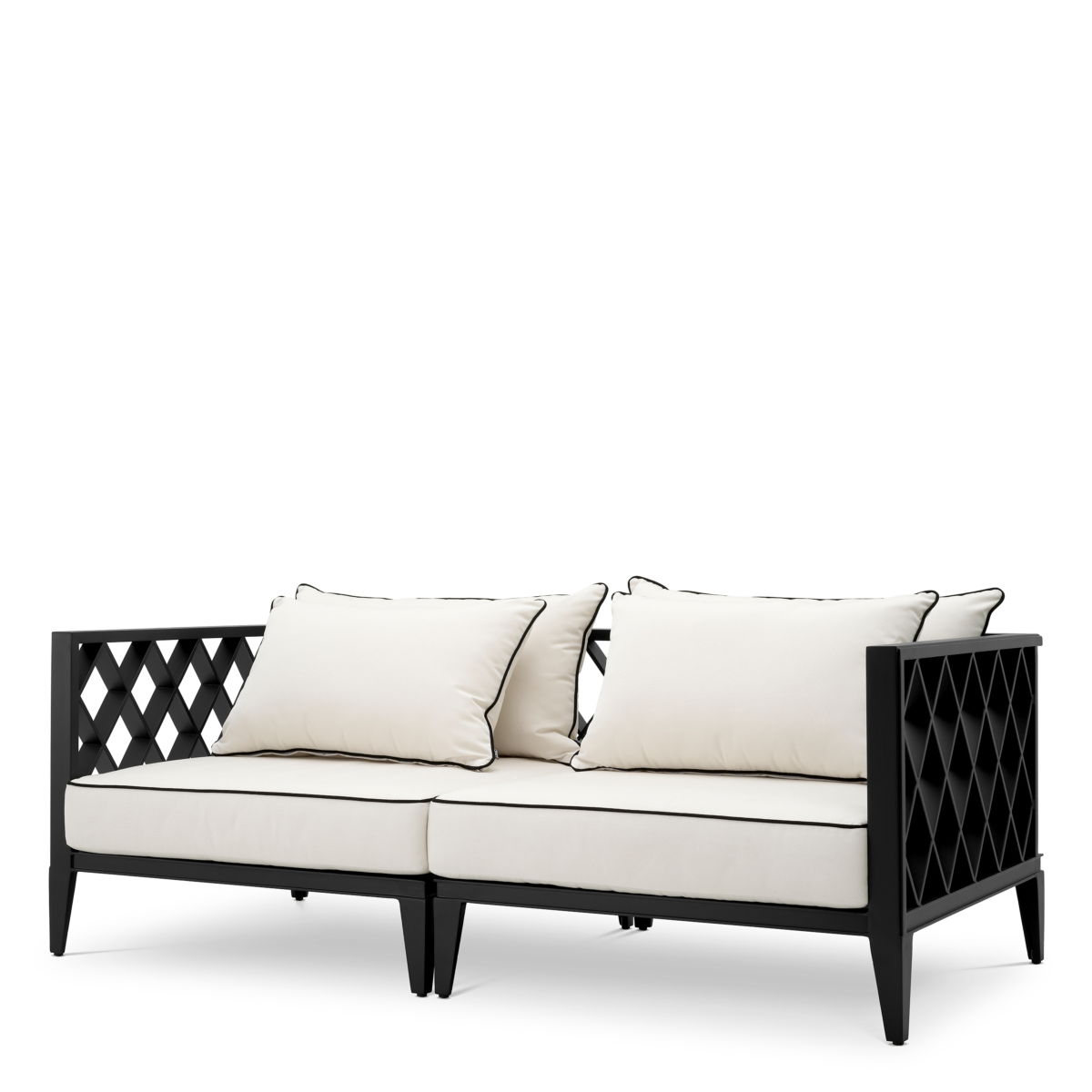 Ocean Club soffa 2-sits svart