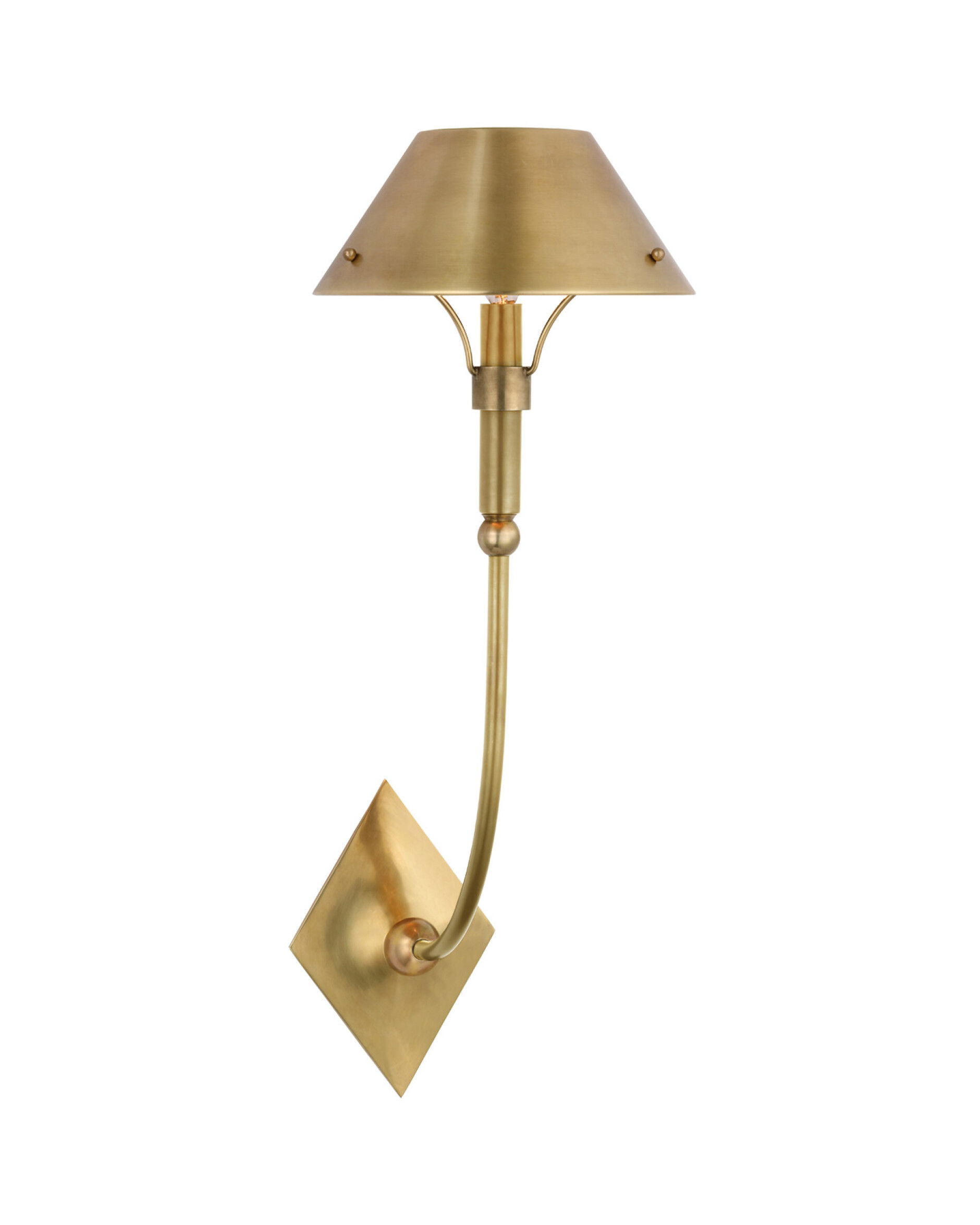 Turlington Sconce Antique Brass L