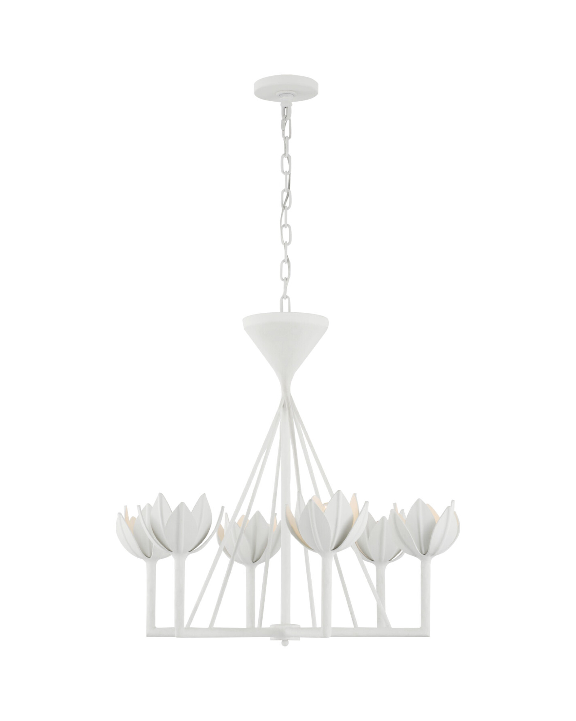 Alberto low taklampa vit