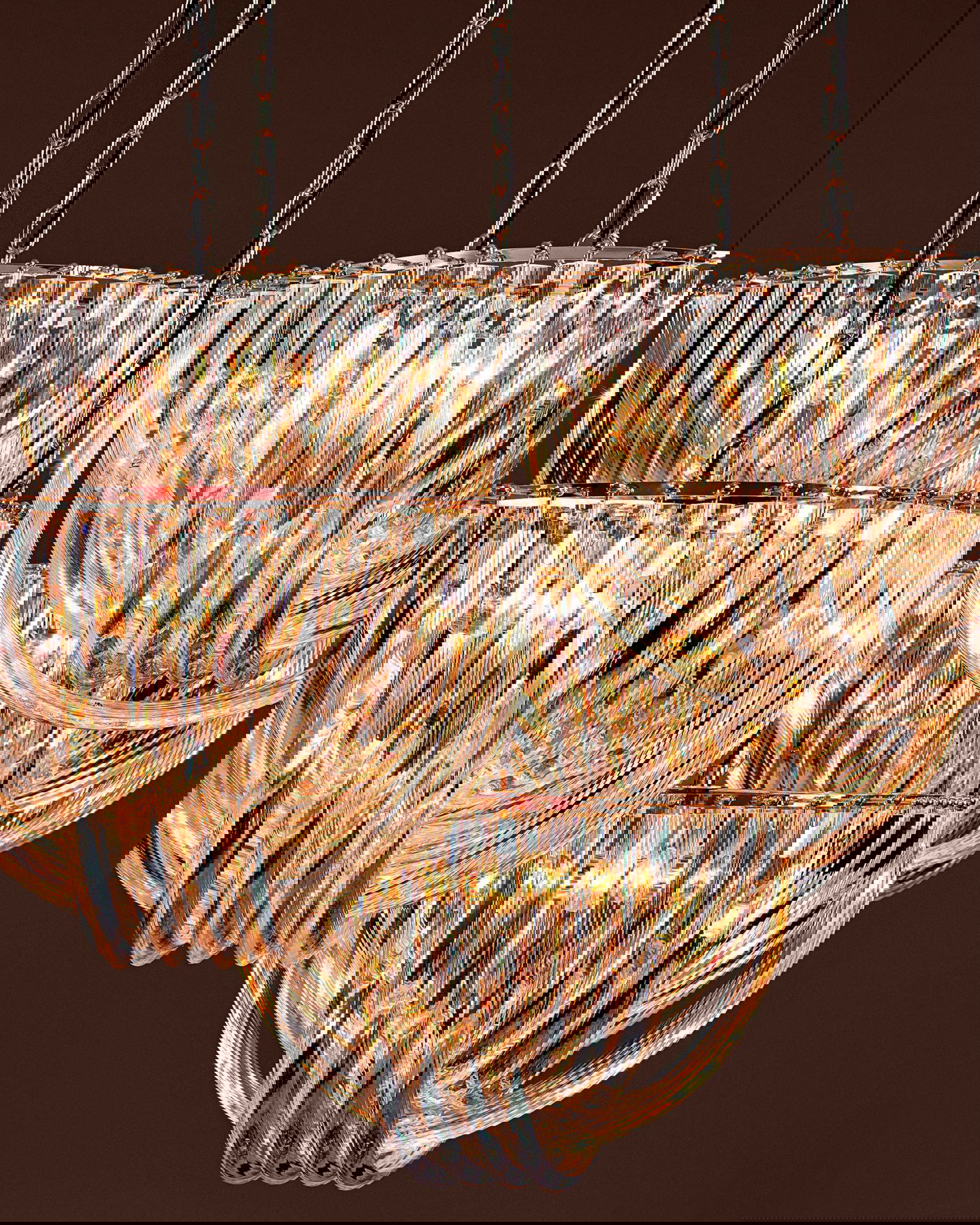 Murano takkrona nickel