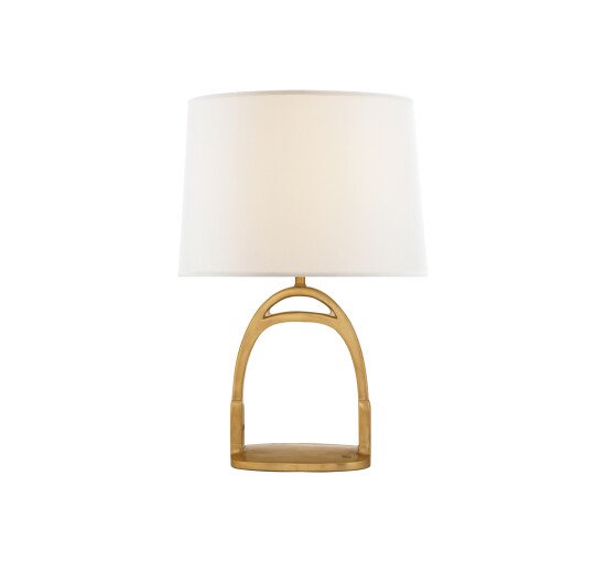 null - Westbury Table Lamp Natural Brass