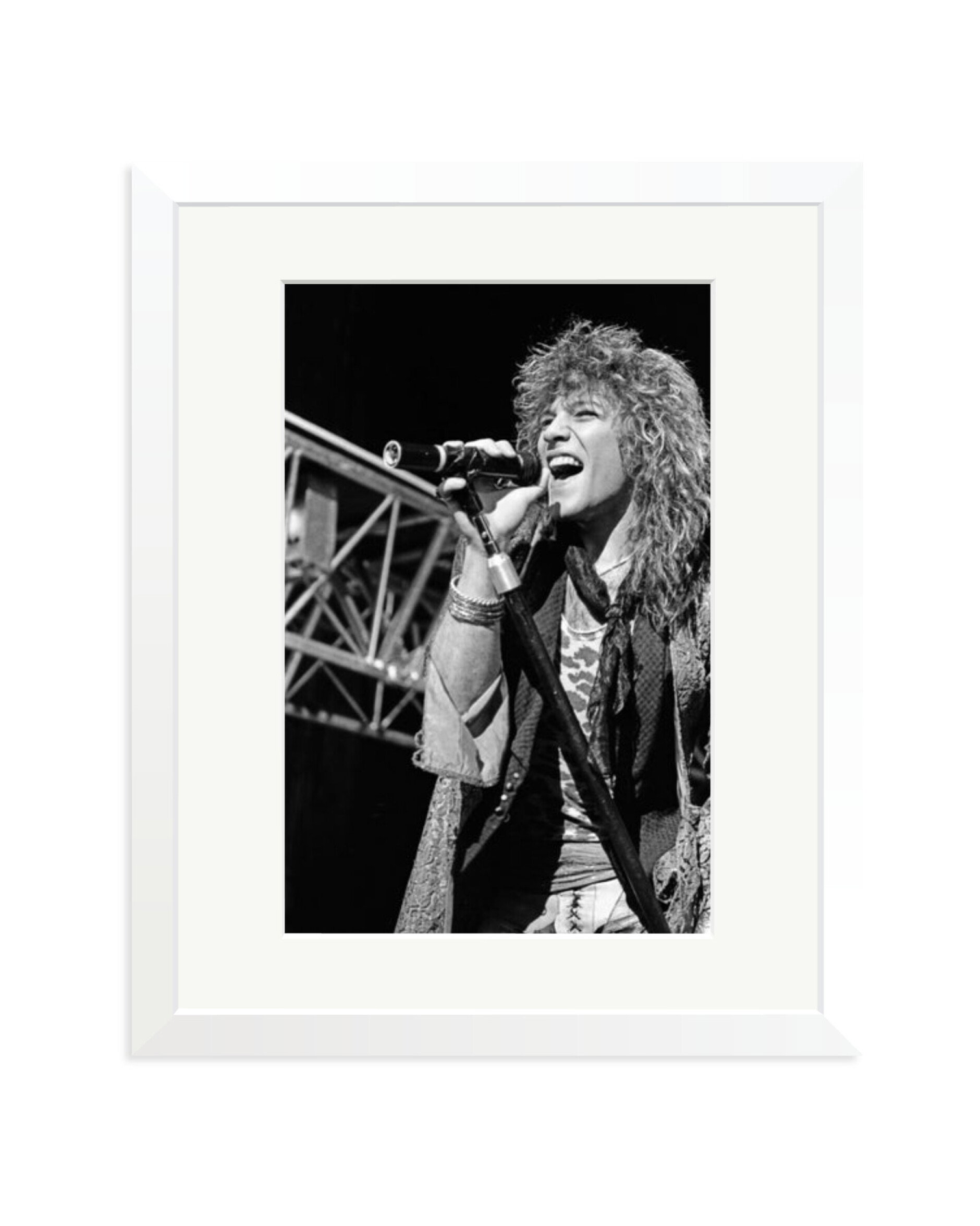 Jon Bon Jovi at the Blossom Music Center White / Medium