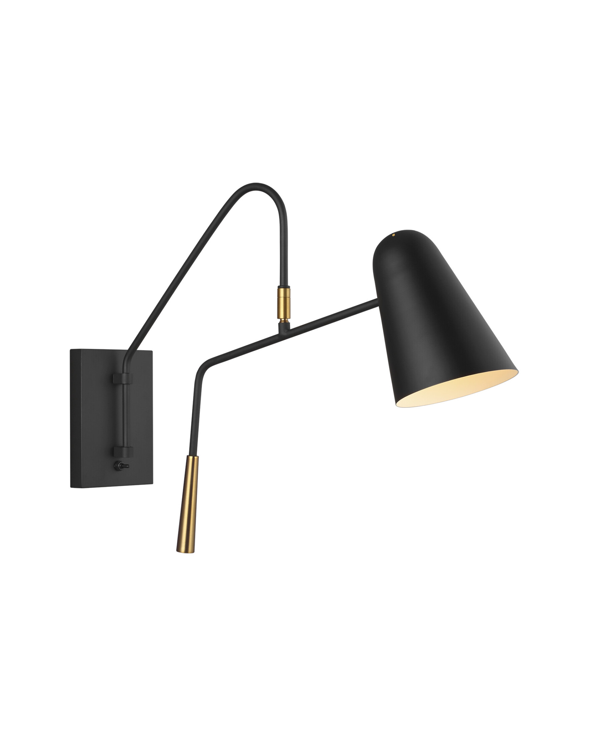 Simon Task Sconce Midnight Black/Matte Black
