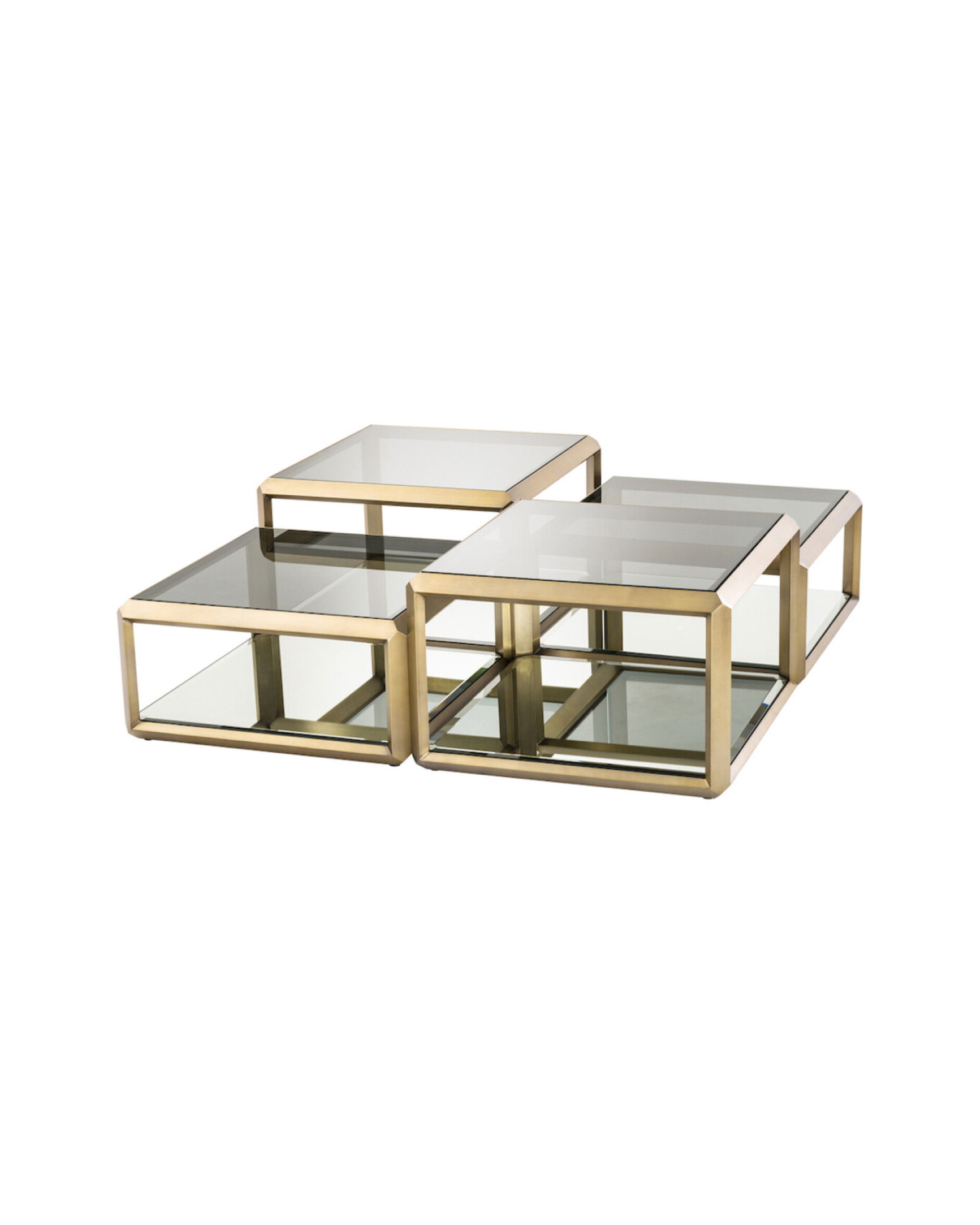 Callum salontafel messing set van 4