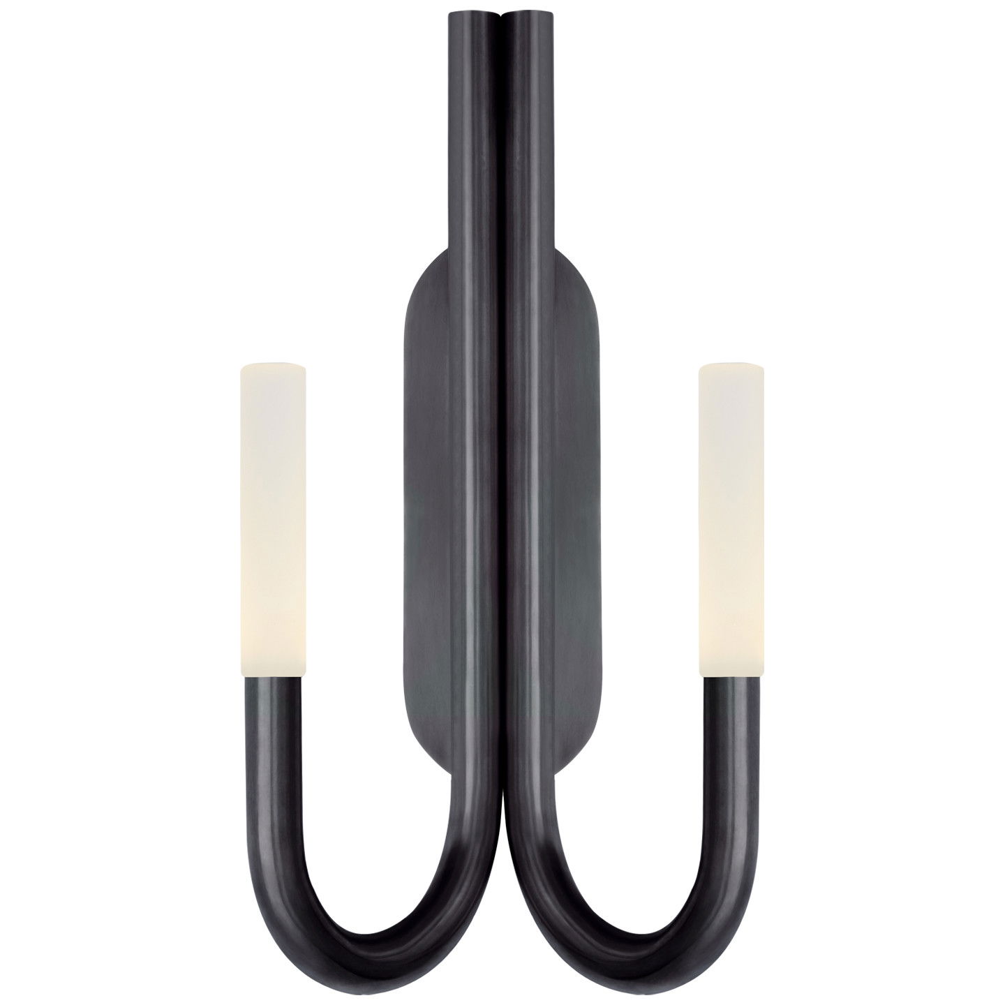 Rousseau vägglampa dubbel brons