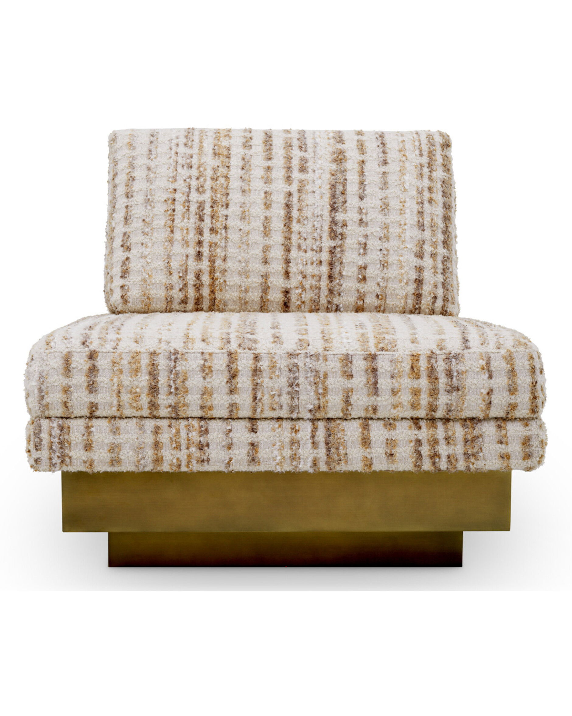 Rubina stoel antiek messing