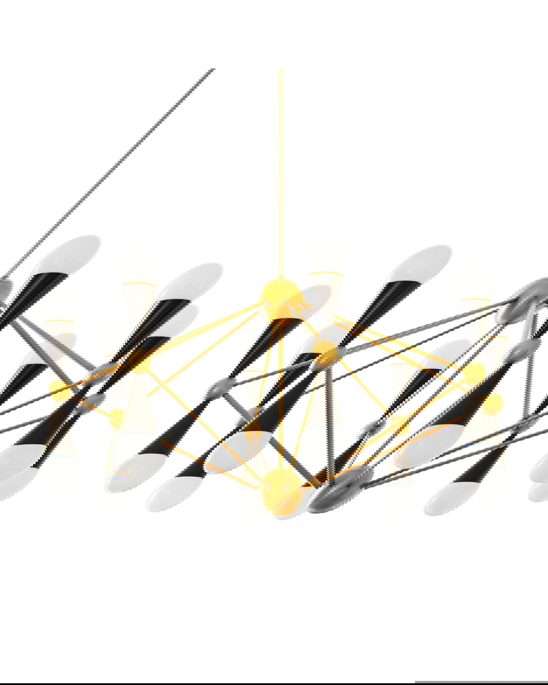 Caracas taklampa mässing/svart