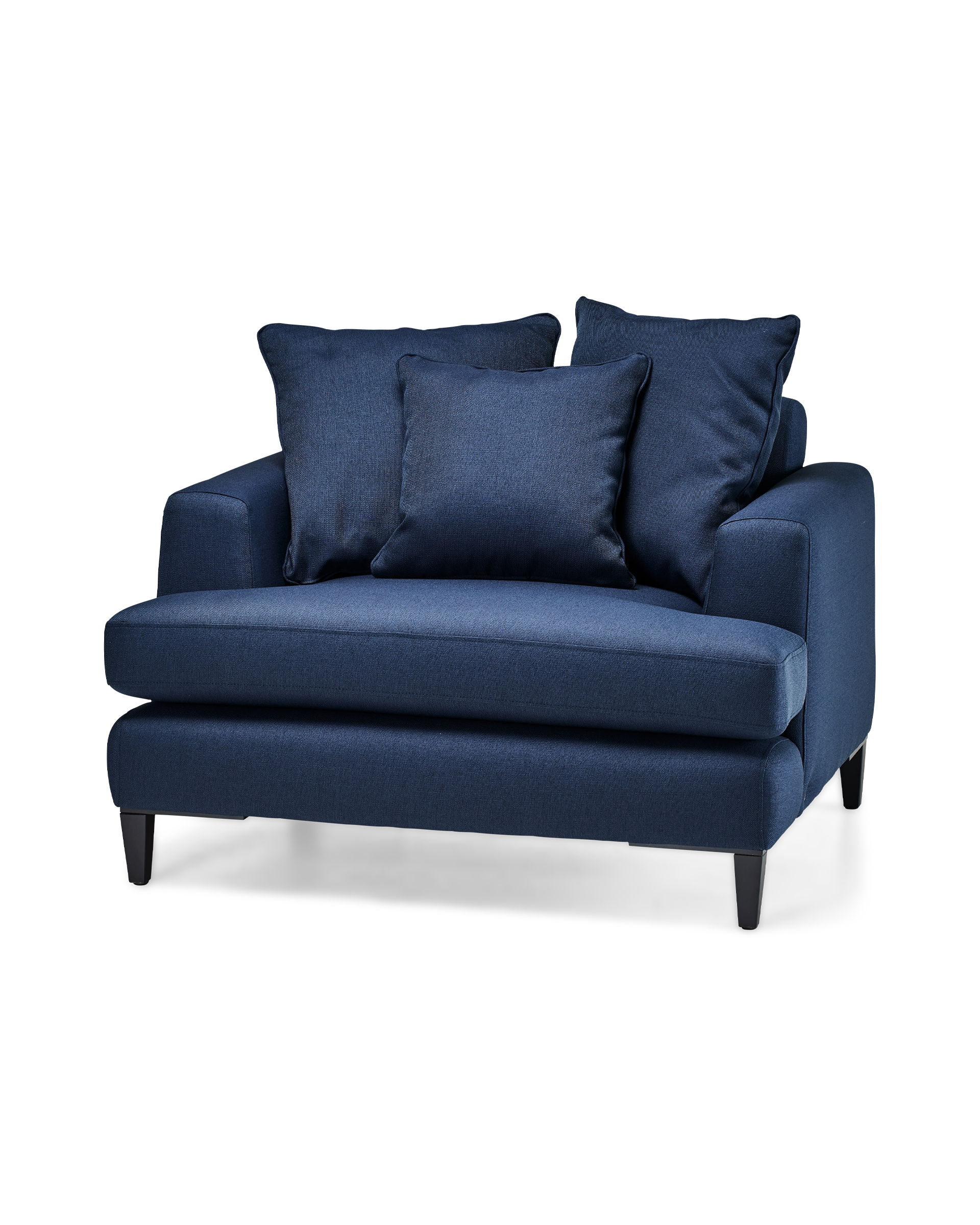 Los Angeles fåtölj 1,5-sits indigo