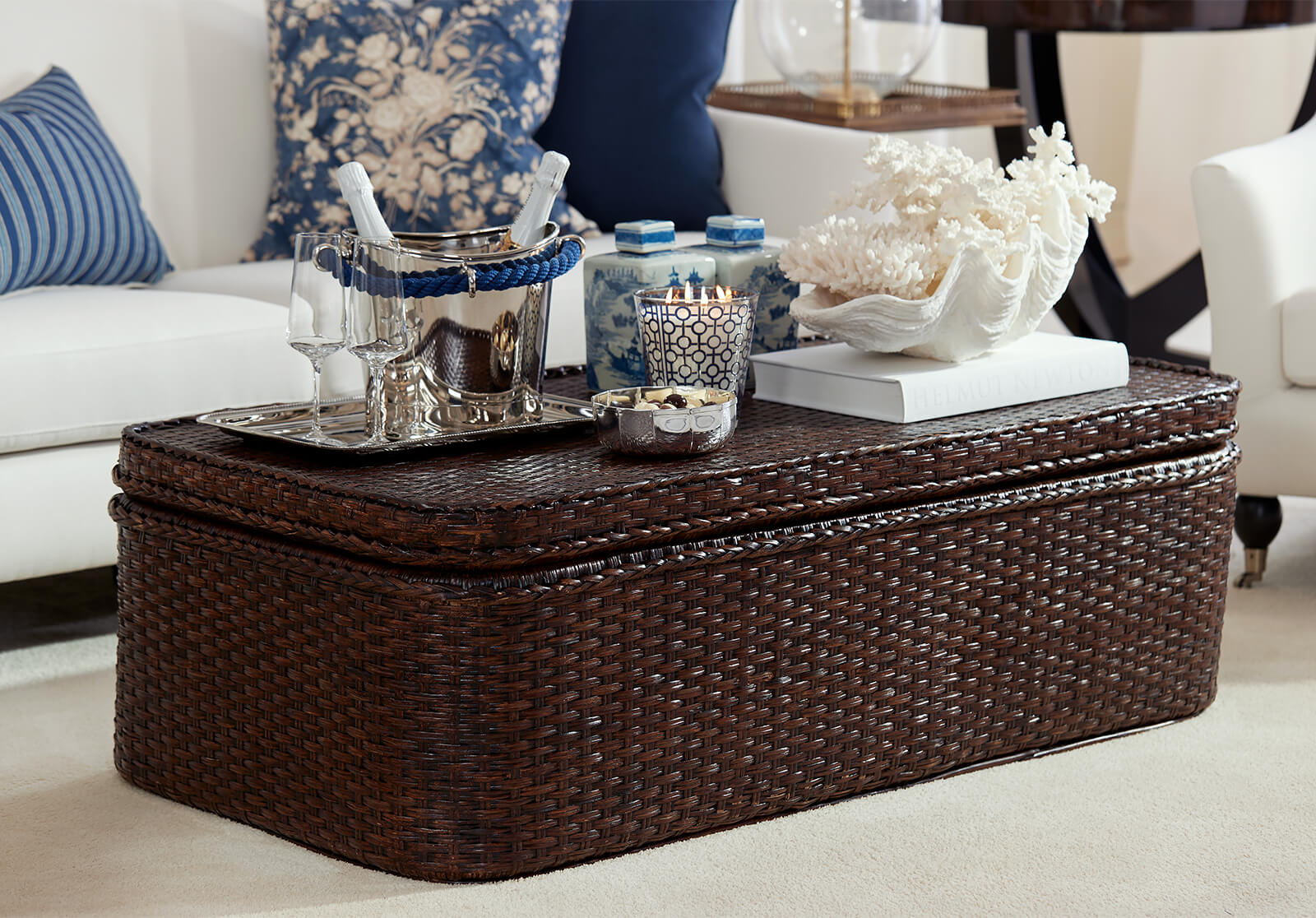 Blue & White Interior