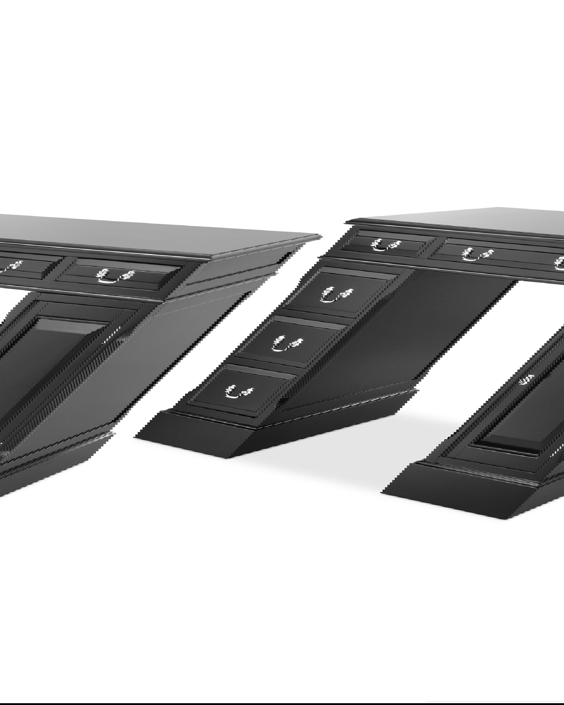 Desk british black finish OUTLET