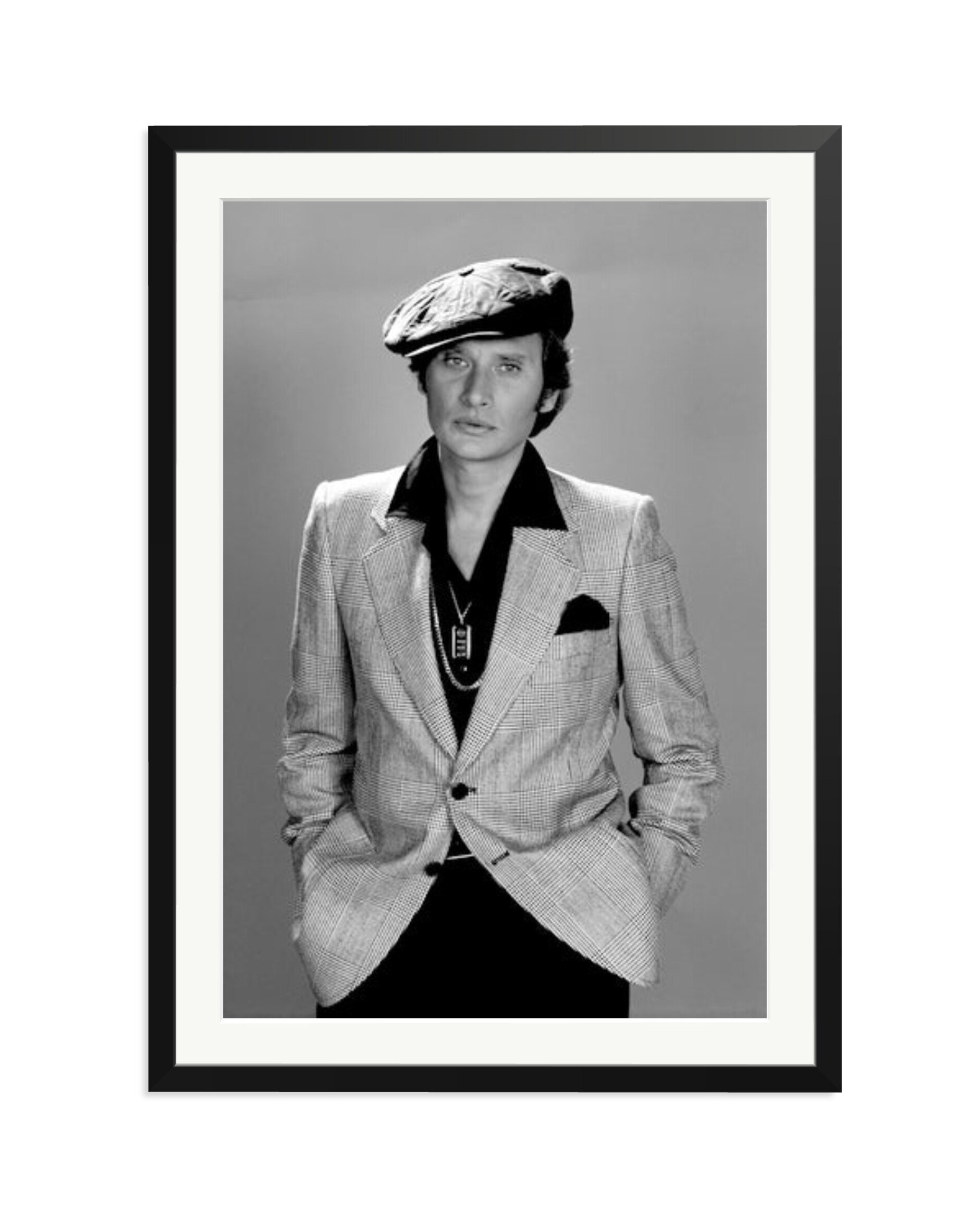 Johnny Hallyday, 1976 Black / XXL