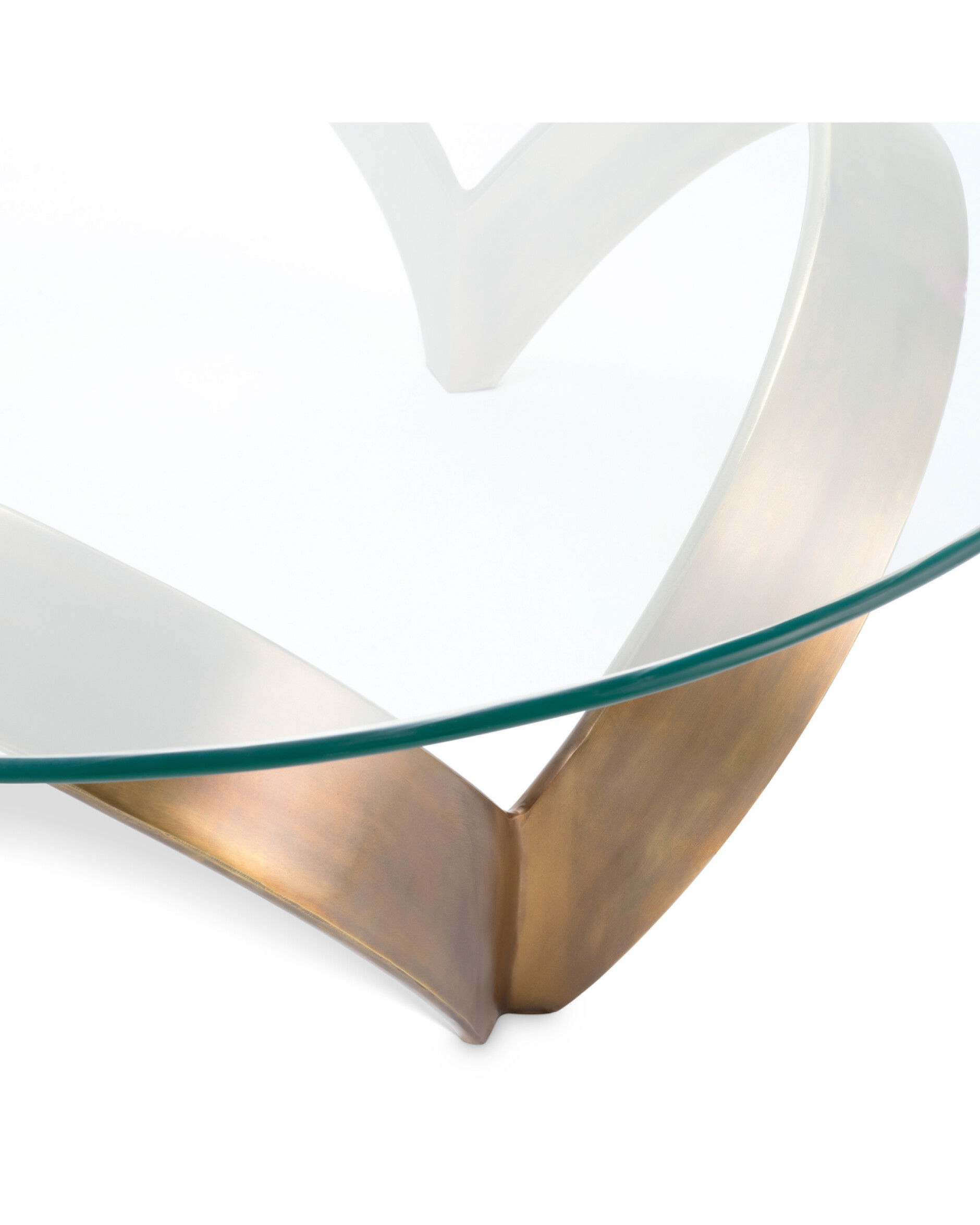 Soquel soffbord antik mässing